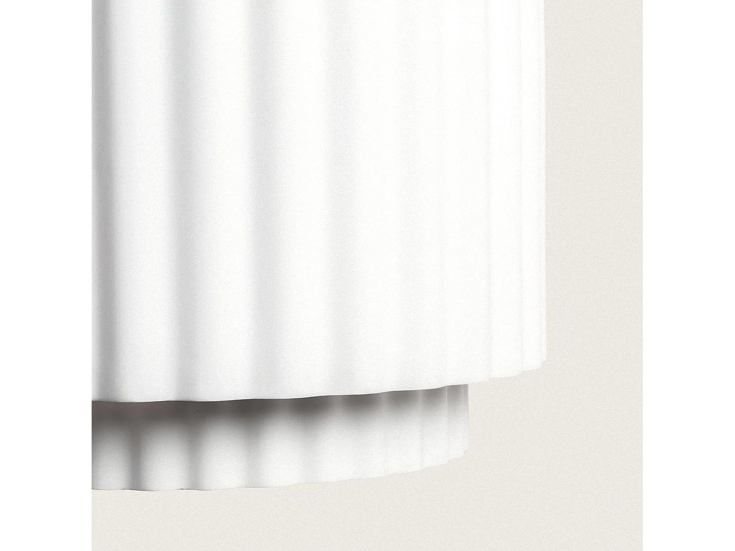 Lámpara Colgante Yeso Double Colum Blanco