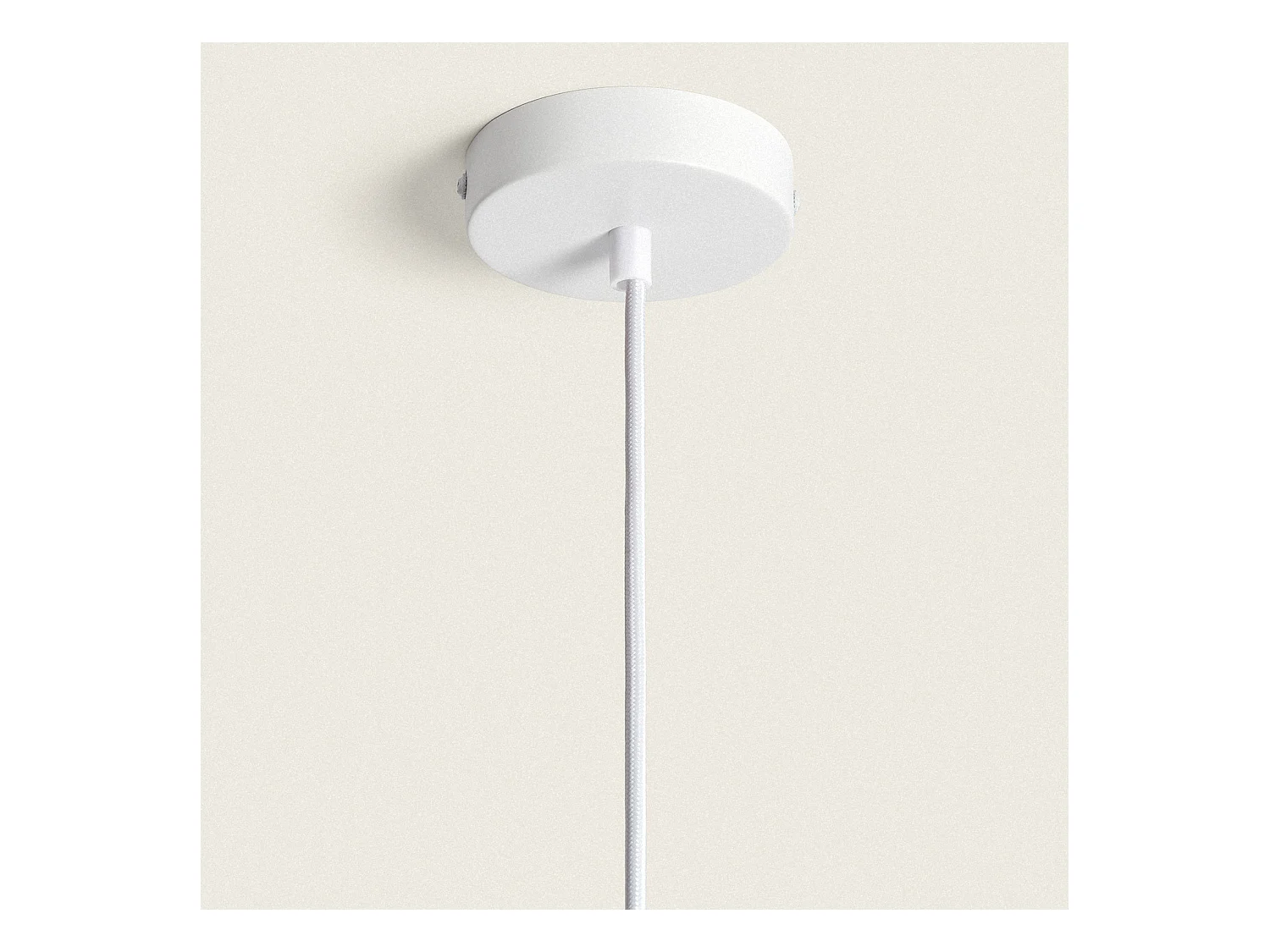 Suspension Métal et Tissu Ayla Rosa Empolvado