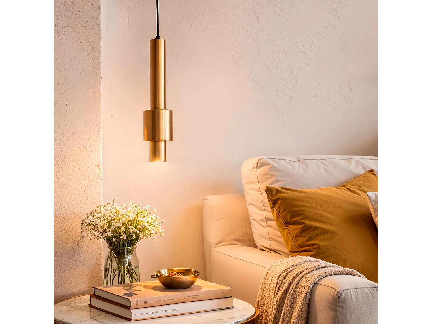 Suspension Aluminium Dakari Doré