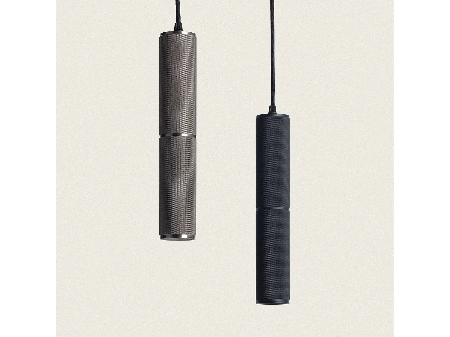 Lampada a Sospensione Alluminio Breixo Nero