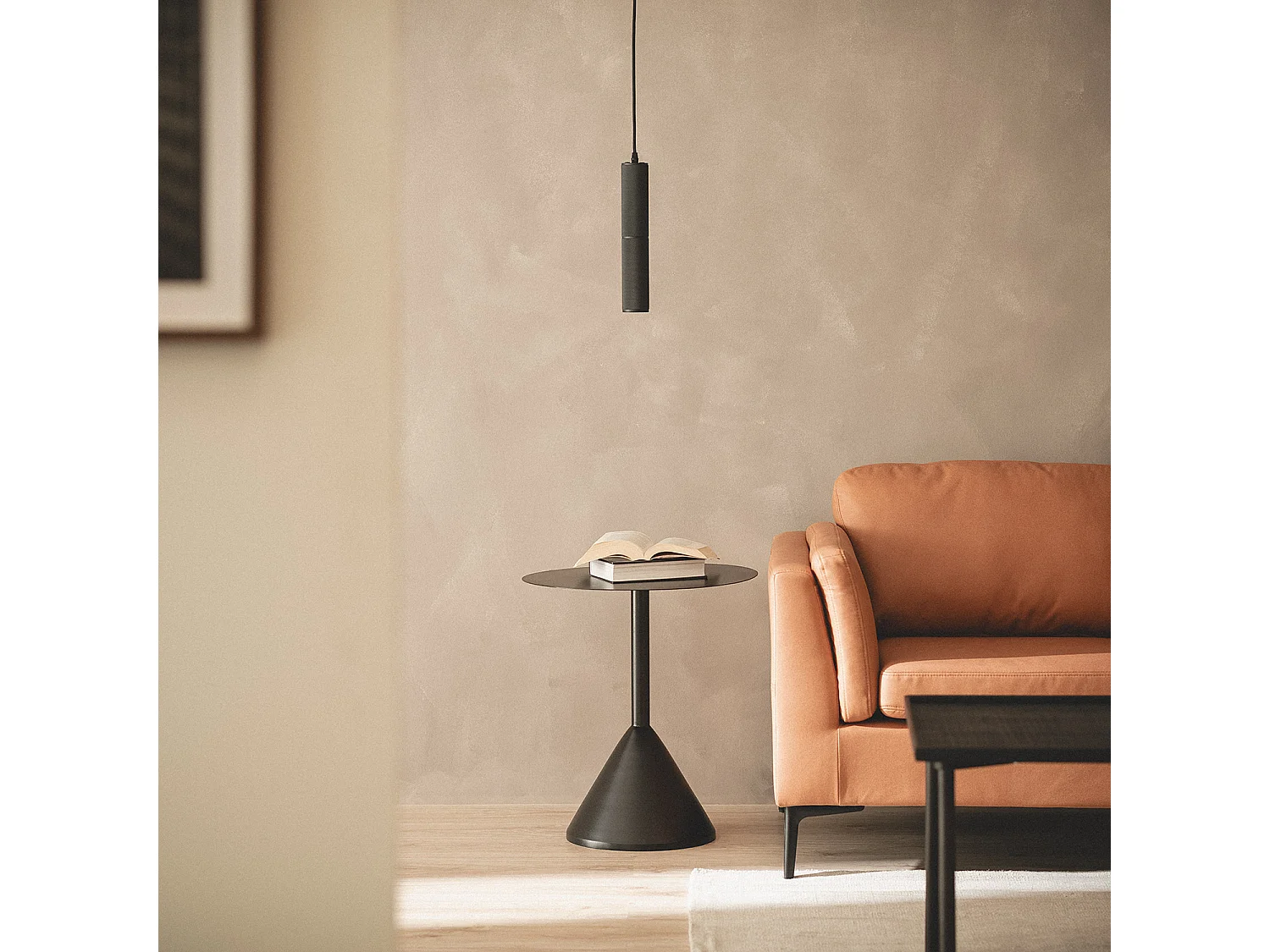 Lampada a Sospensione Alluminio Breixo Nero