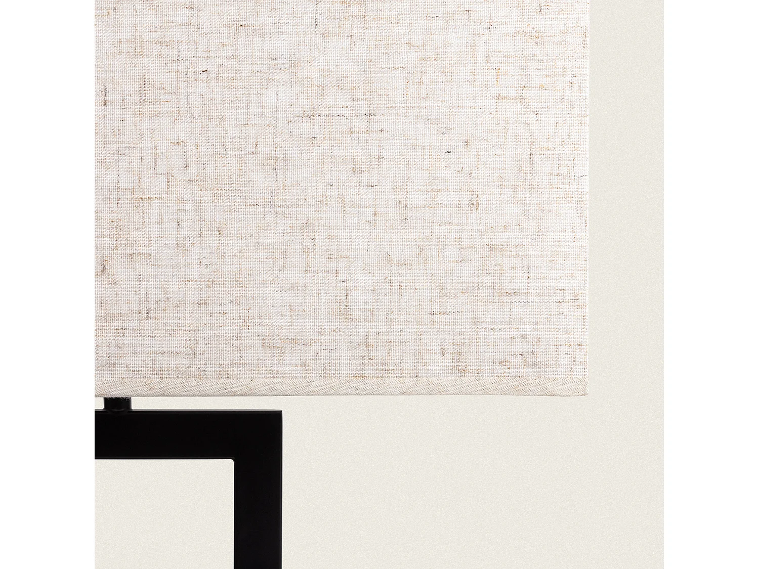 Lampe à Poser Métal et Tissu Armida Noir