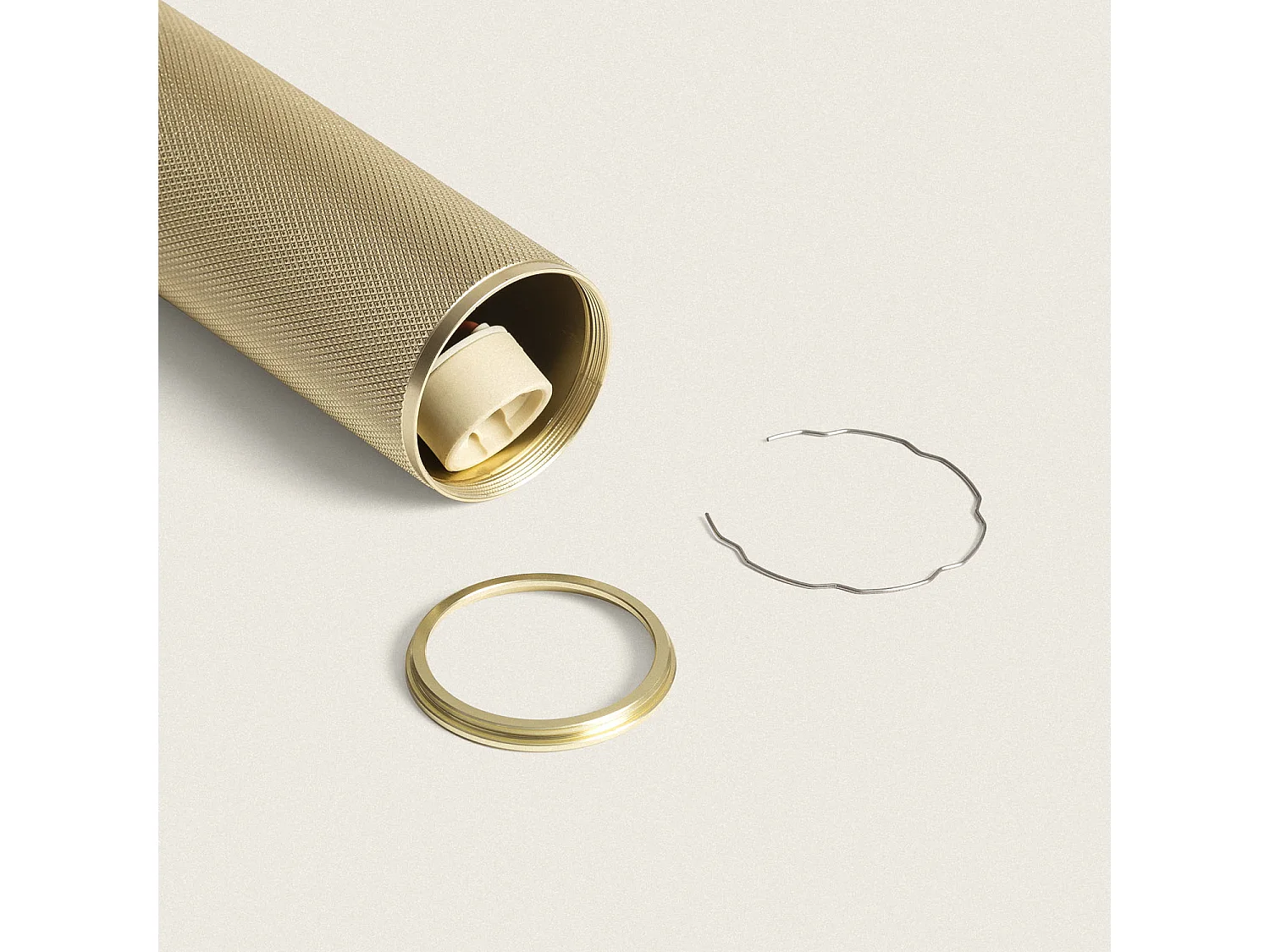 Lampada a Sospensione Alluminio Breixo Oro