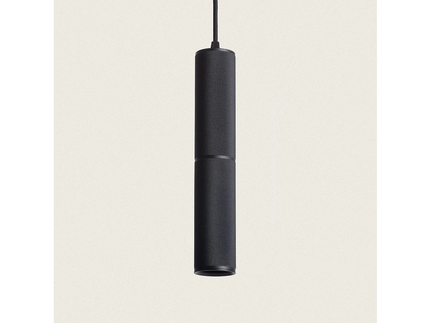Lámpara Colgante Aluminio Breixo 4 Focos Negro