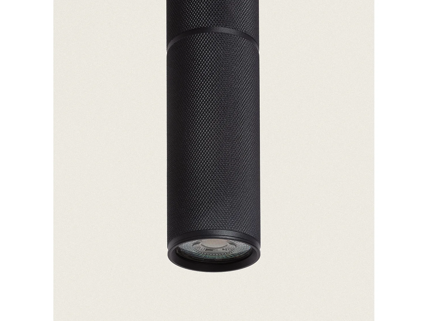Lámpara Colgante Aluminio Breixo 4 Focos Negro