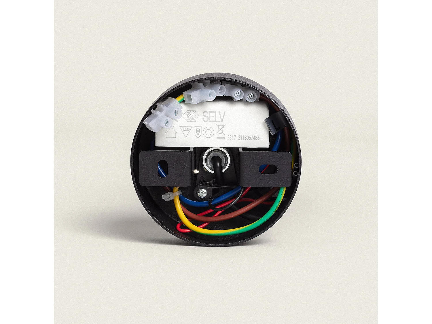 Suspension LED Ciment Jax 4 W Gris Pierre