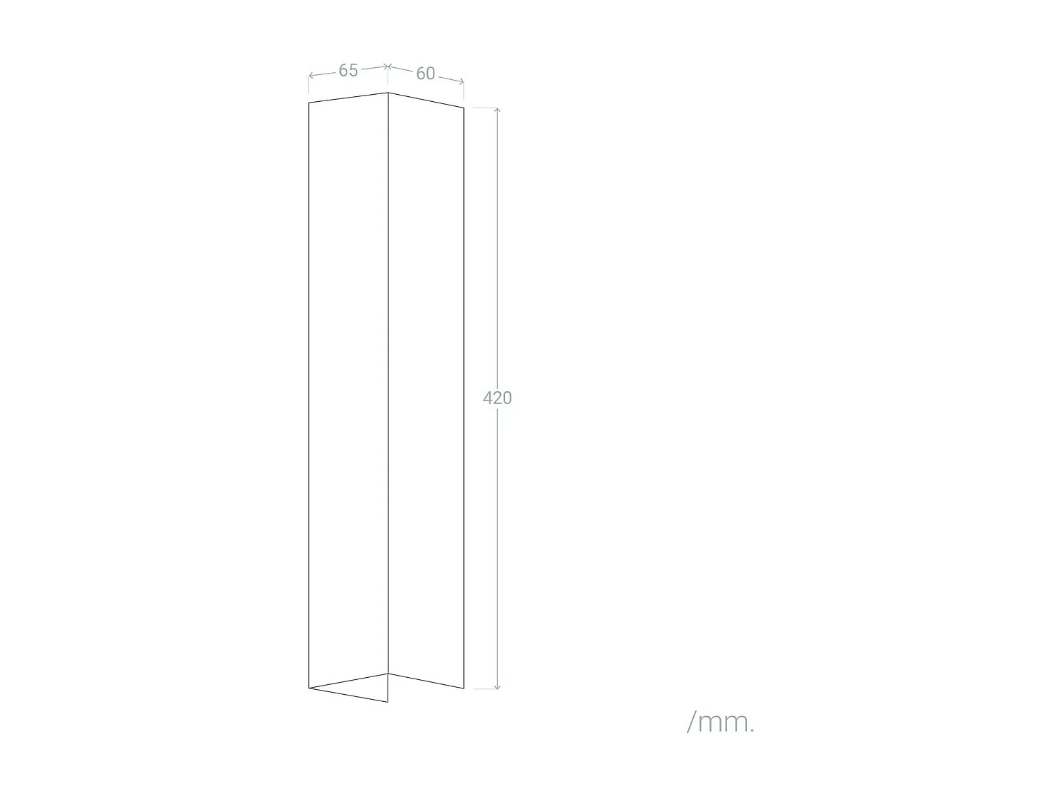 Applique Murale LED 12W Métal Columbus L Doré