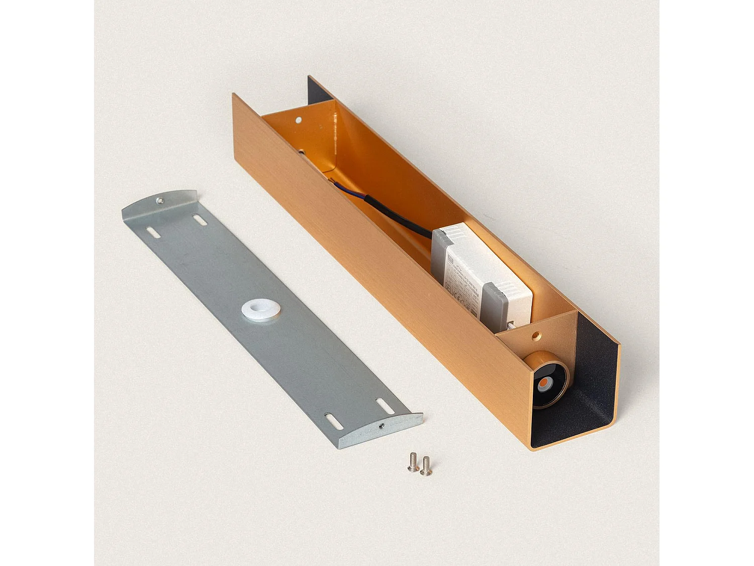 Applique Murale LED 12W Métal Columbus L Doré