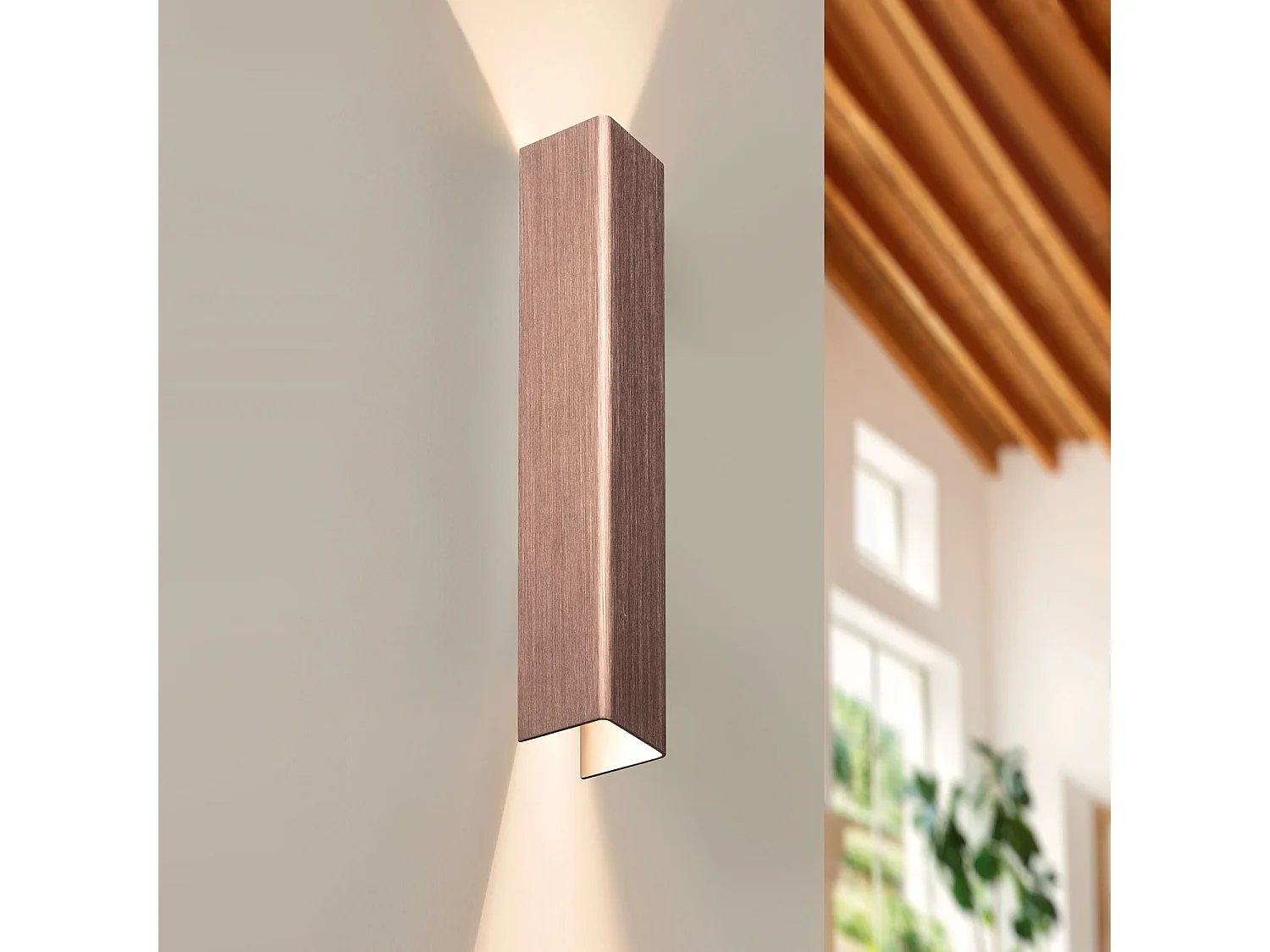 Aplique de Pared LED 12W Metal Columbus L Bronce