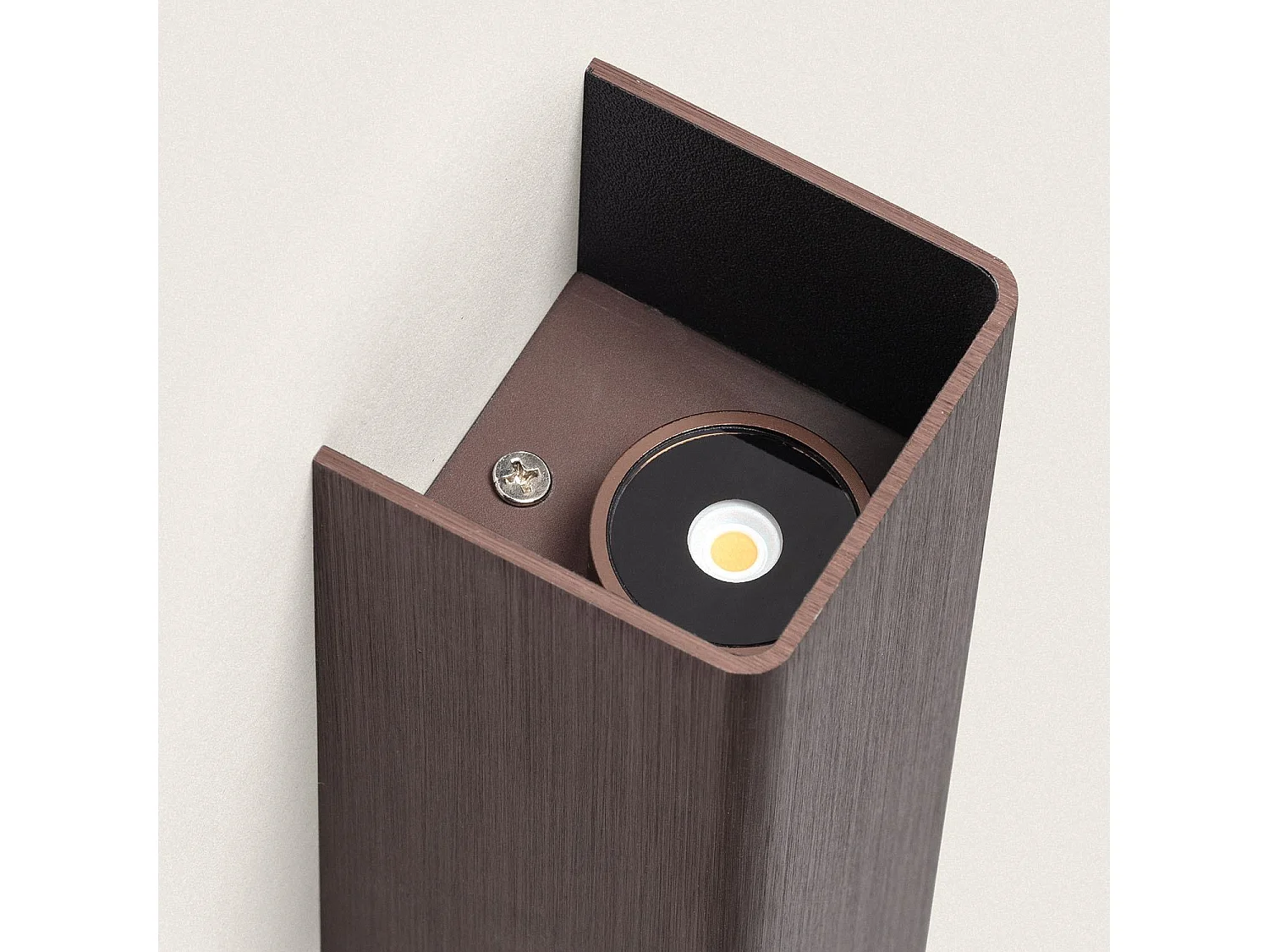 Applique Murale LED 12W Métal Columbus L Bronze