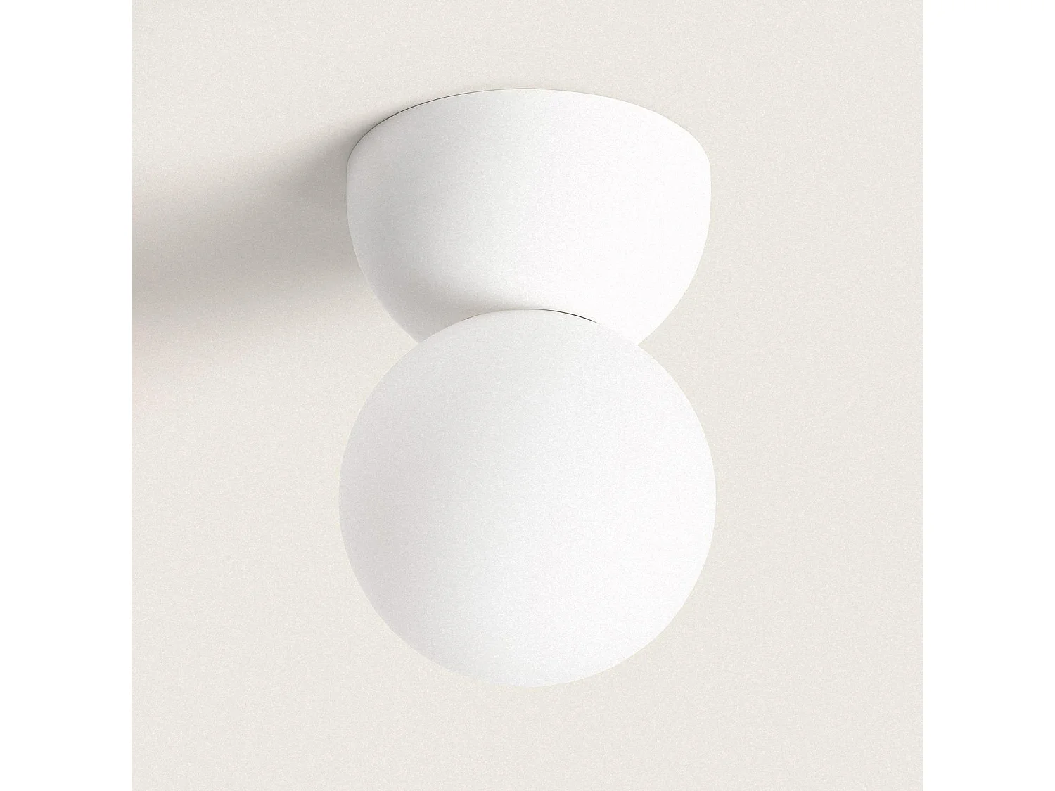 Aplique de Yeso Ball Vulni Blanco