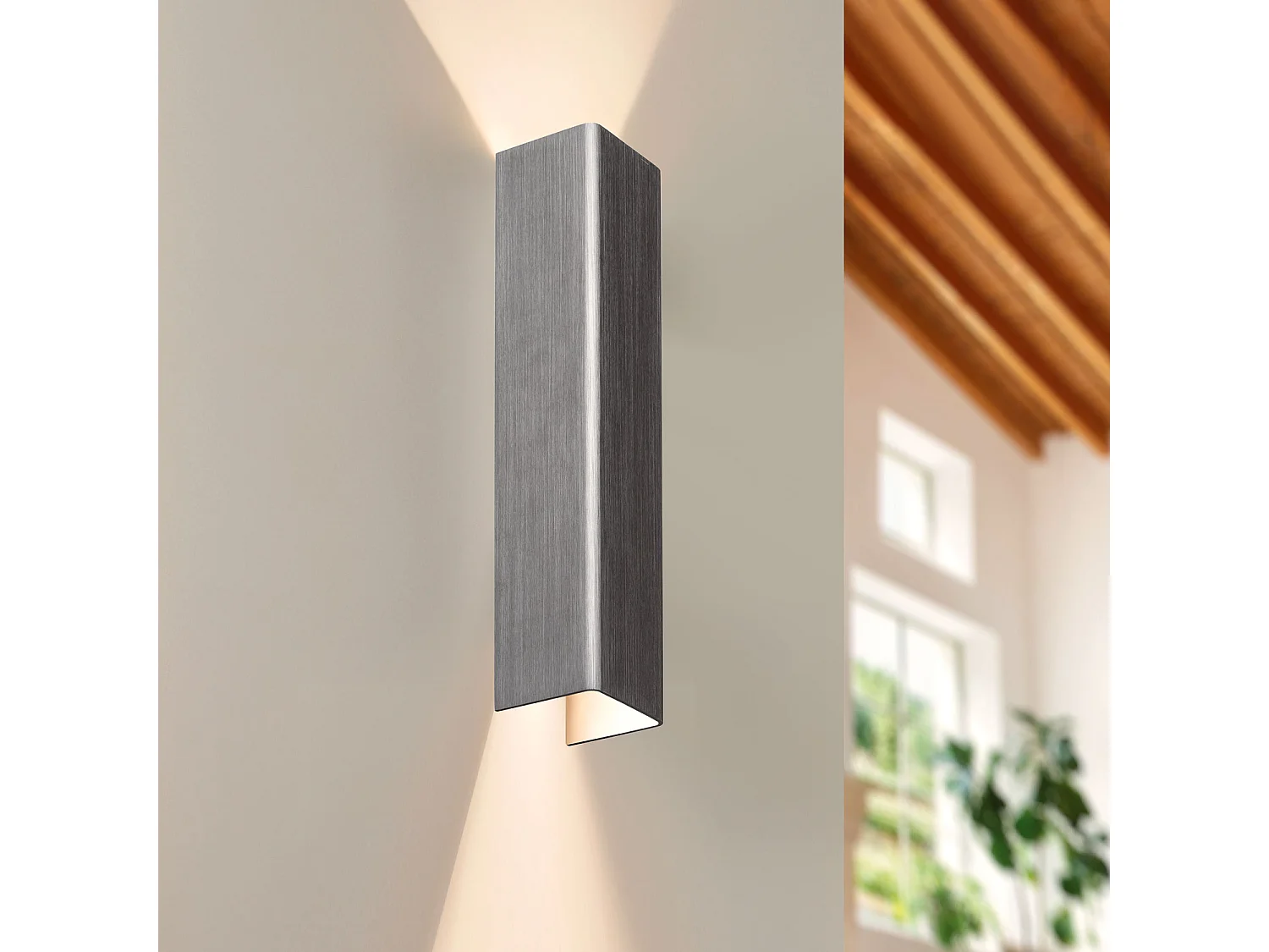 Aplique de Pared LED 12W Metal Columbus M Plateado