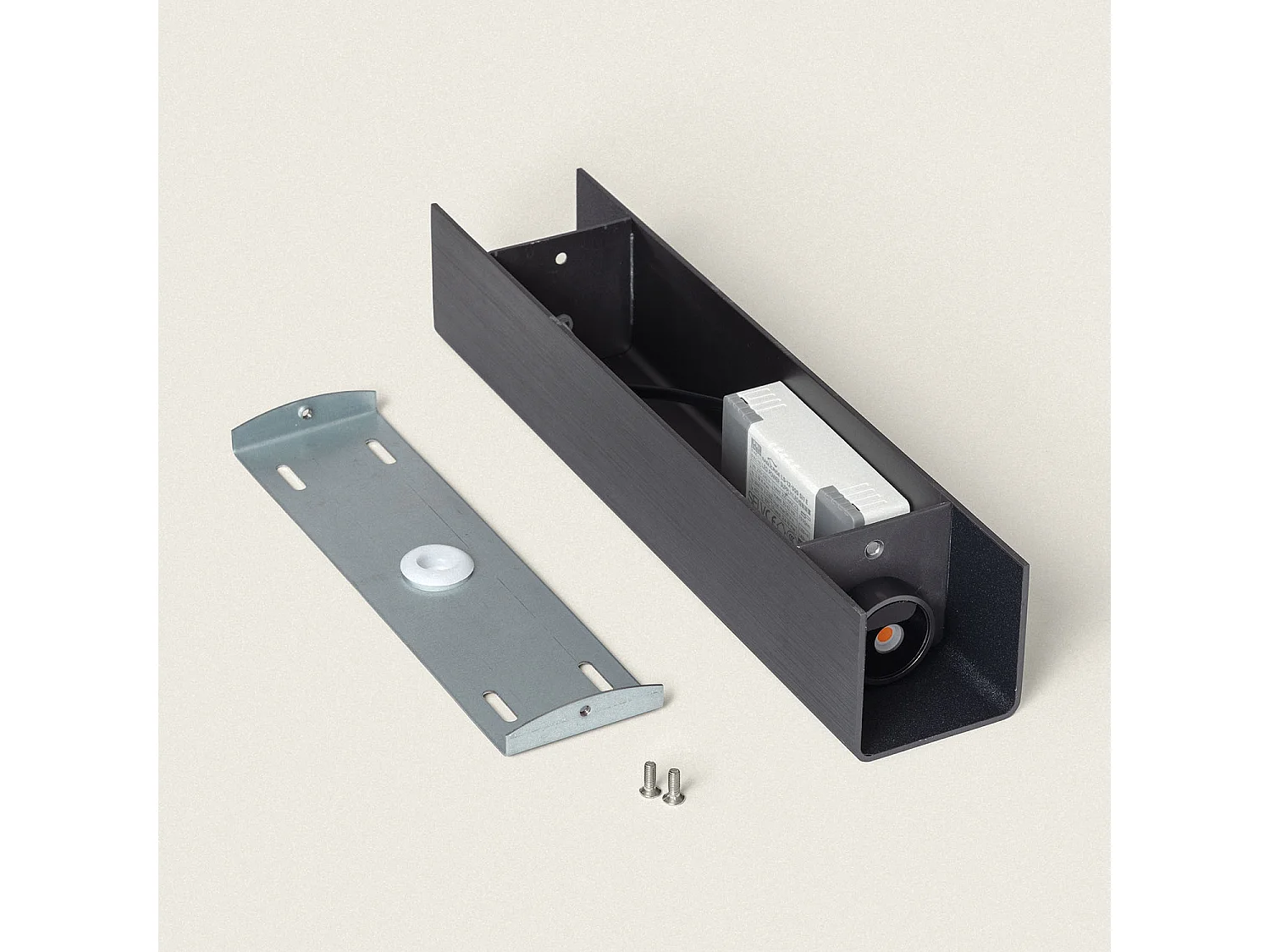 Aplique de Pared LED 12W Metal Columbus M Plateado