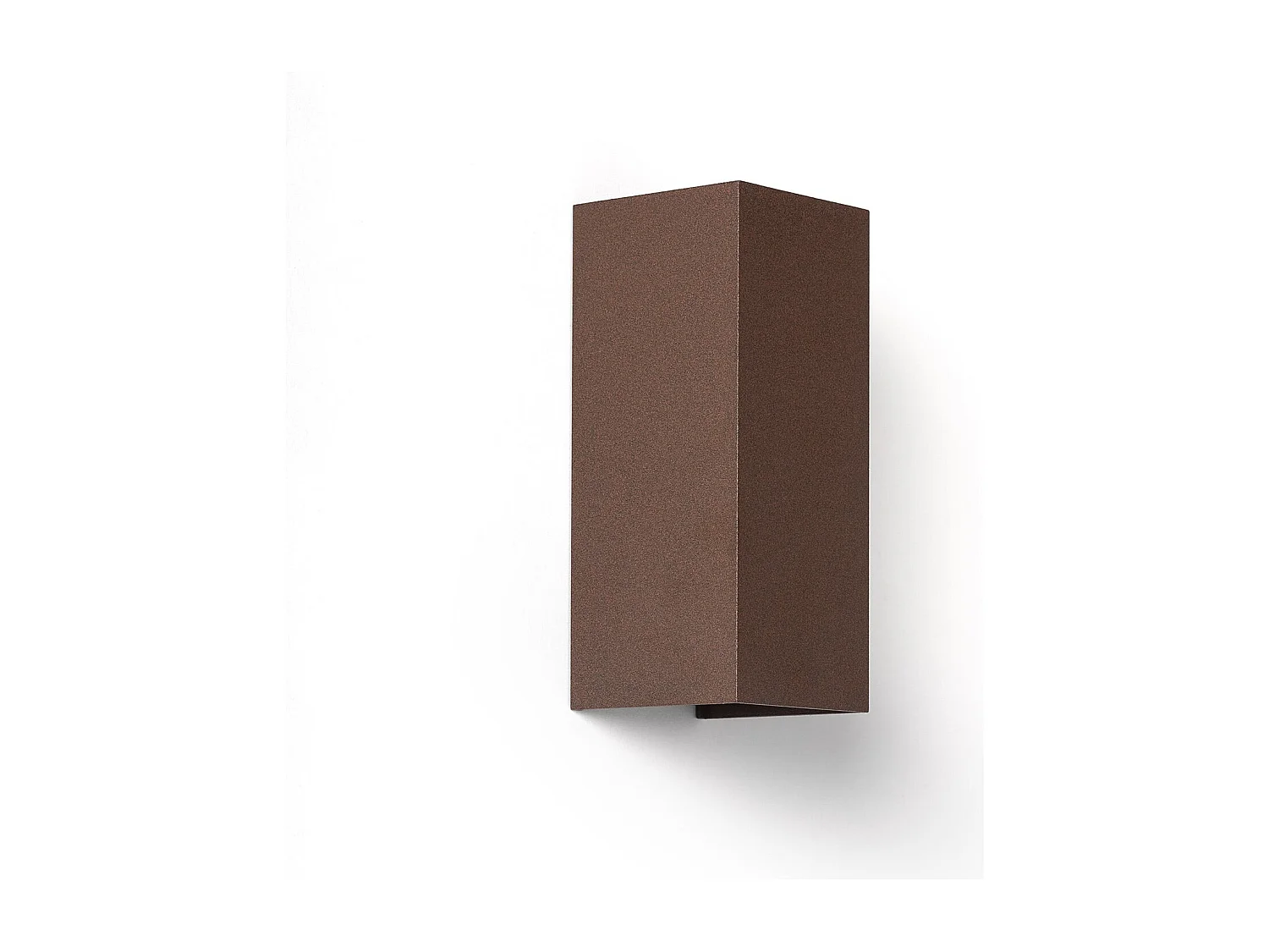 Aplique de Pared Exterior LED 10W Aluminio Iluminación Doble Cara CCT Seleccionable Denny Square Large Óxido