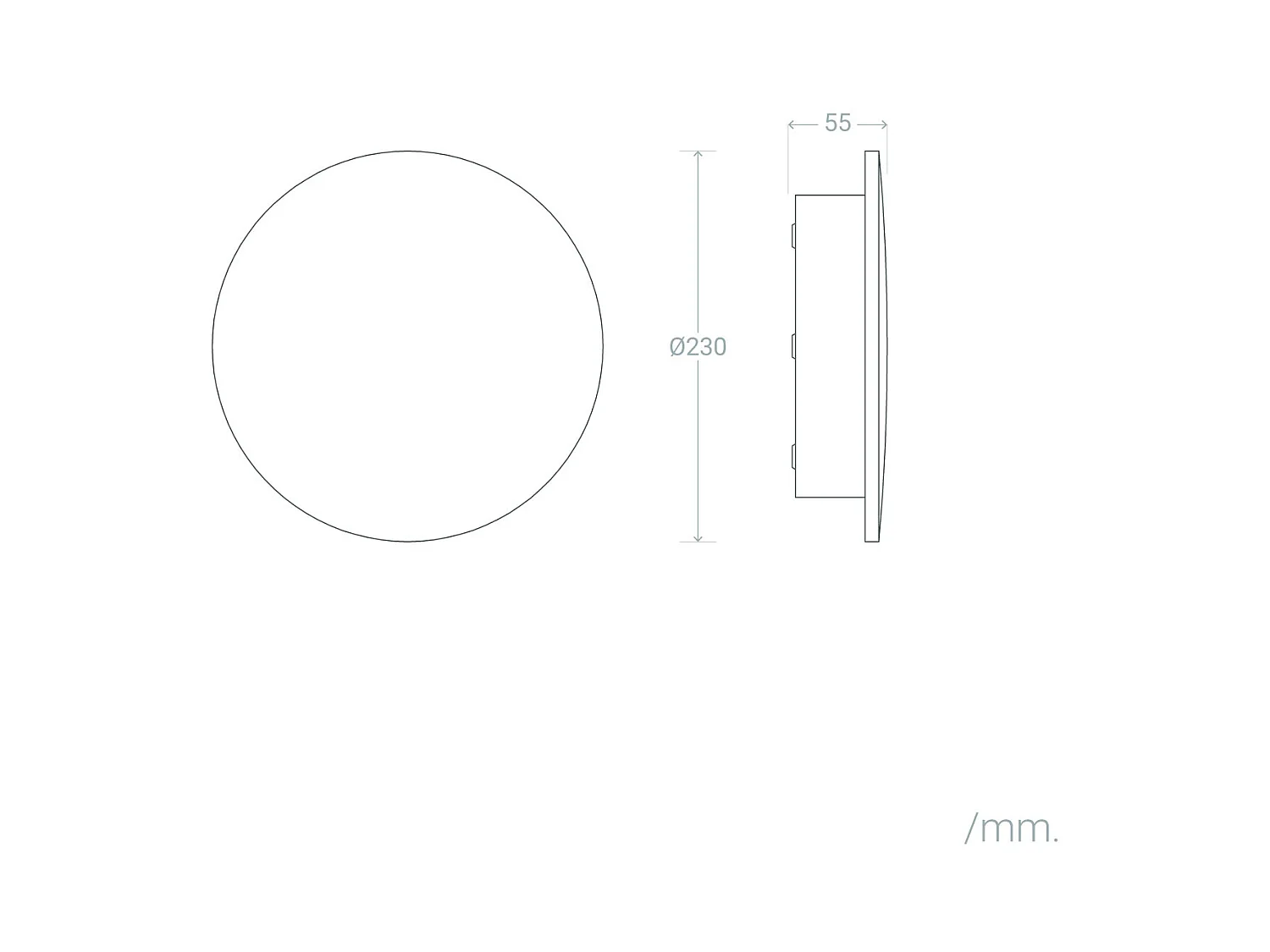 Applique Murale LED 18 W Extérieure Aluminium Sélectionnable CCT Sélectionnable Blekkom M Rouille