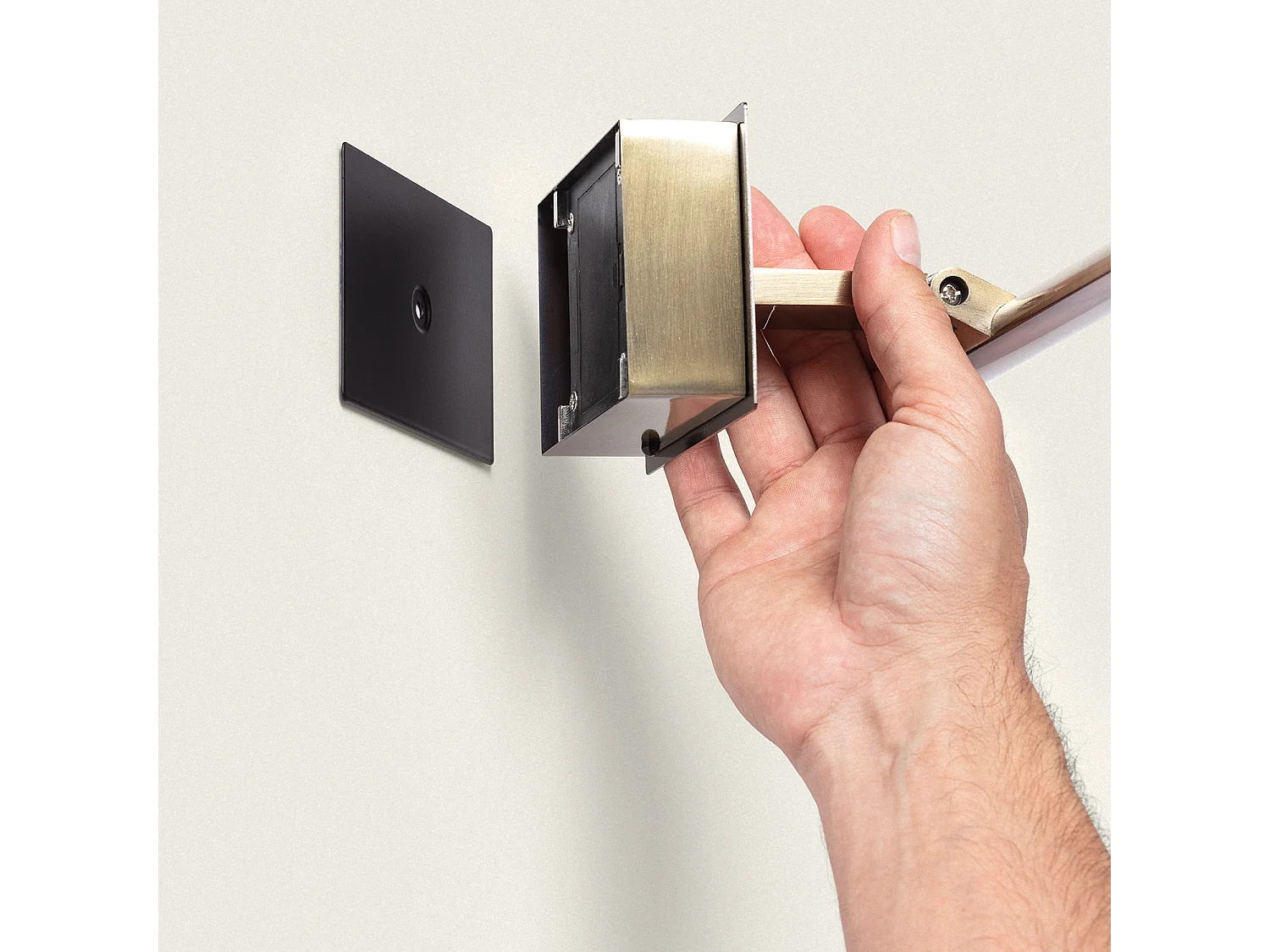 Aplique para Cuadros LED 1.8W Slimlight con Mando Latón