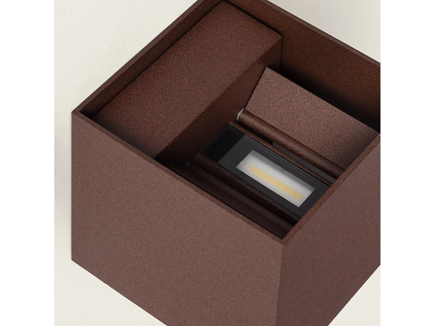 Applique da Parete per Esterno LED 10W Alluminio Illuminazione Doppia Luce CCT Selezionabile Iridix Antracite