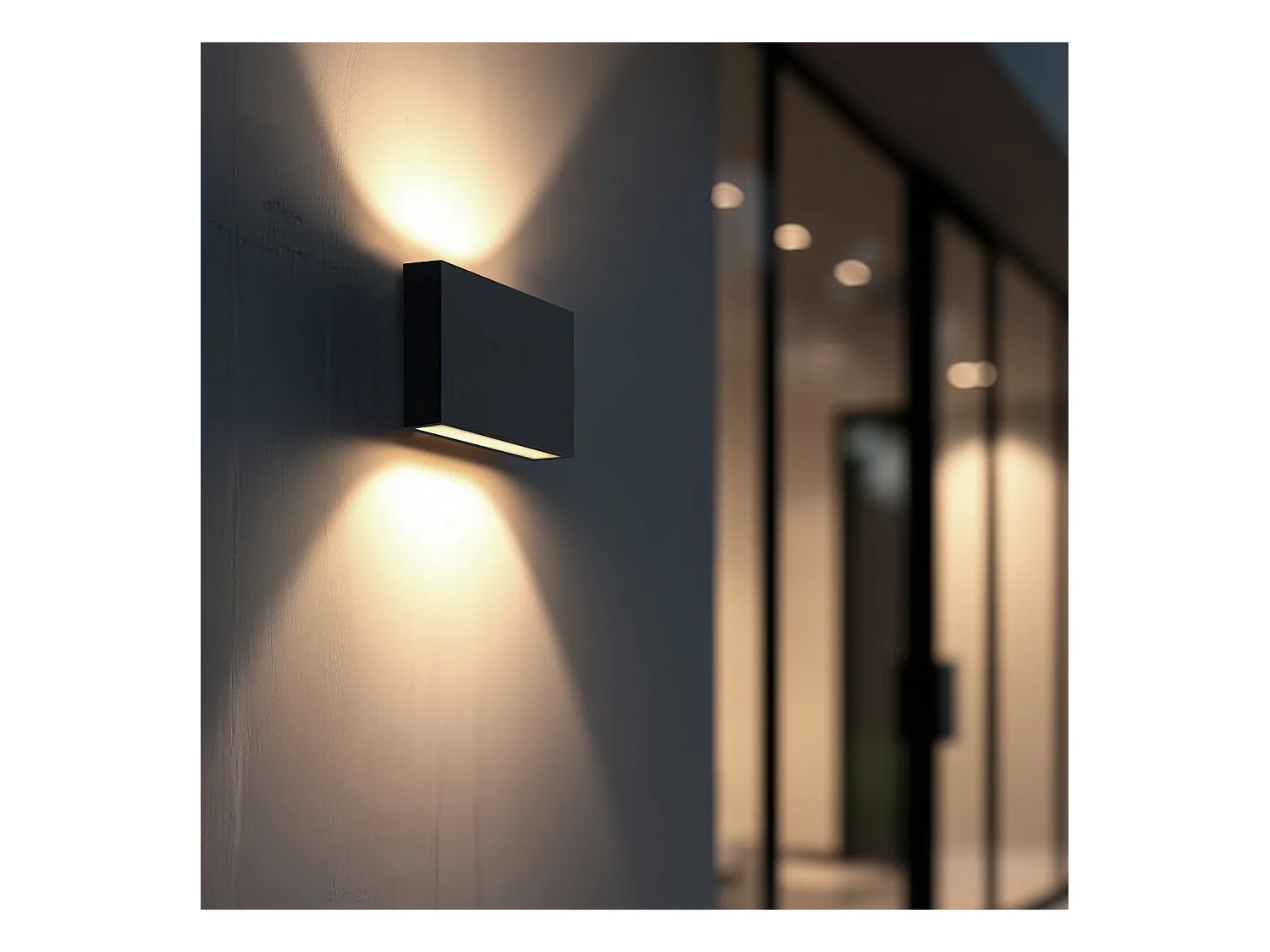 Applique Murale LED 10W Extérieure Aluminium Éclairage Double Face CCT Sélectionnable Brooky M Anthracite