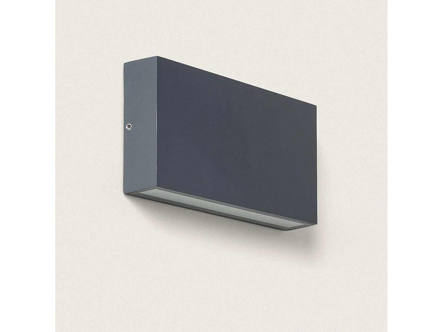 Applique da Parete per Esterno LED 10W Alluminio Illuminazione Doppia Luce CCT Selezionabile Brooky M Antracite