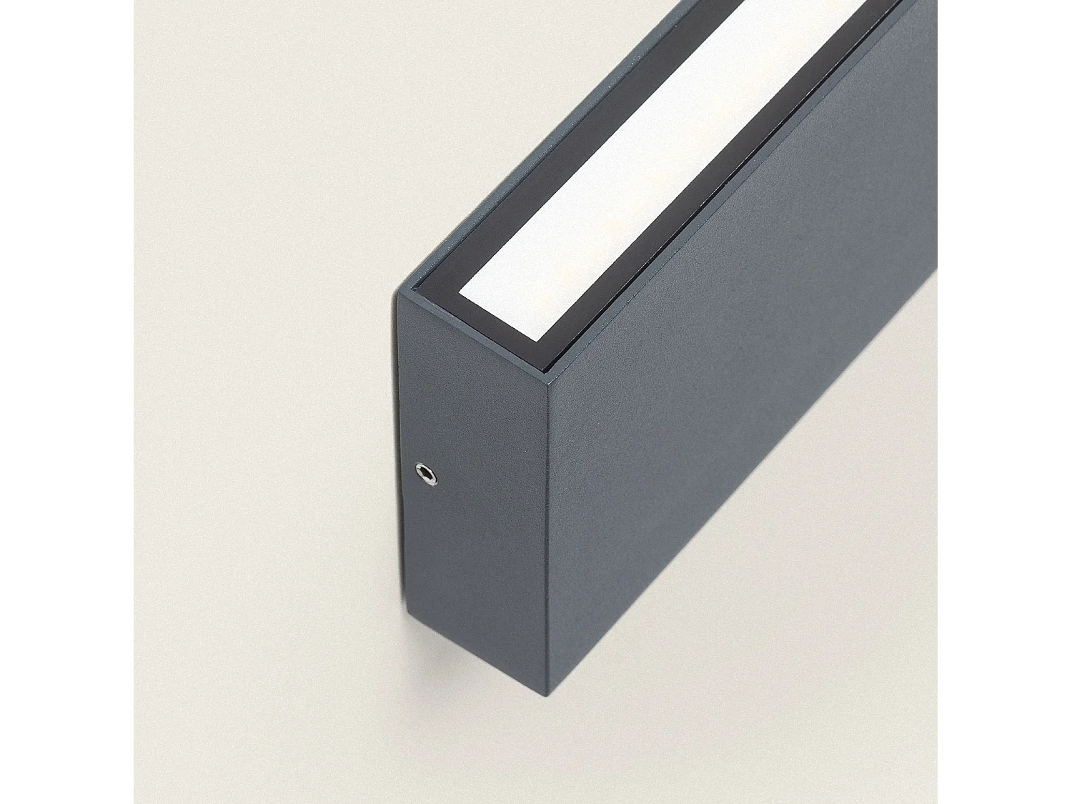 Applique da Parete per Esterno LED 10W Alluminio Illuminazione Doppia Luce CCT Selezionabile Brooky M Antracite