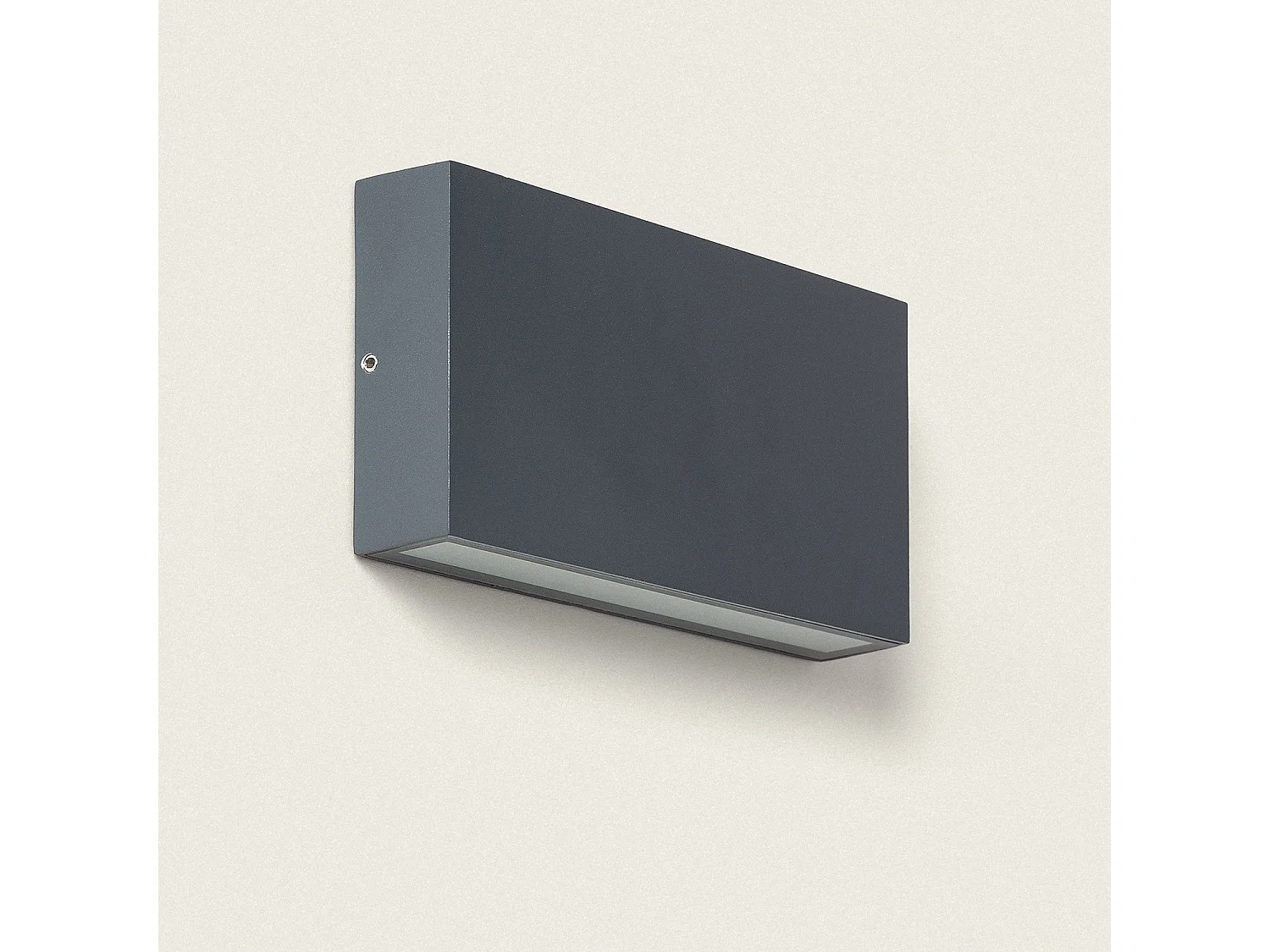 Aplique de Pared Exterior LED 10W Aluminio Iluminación Doble Cara CCT Seleccionable Brooky M Antracita