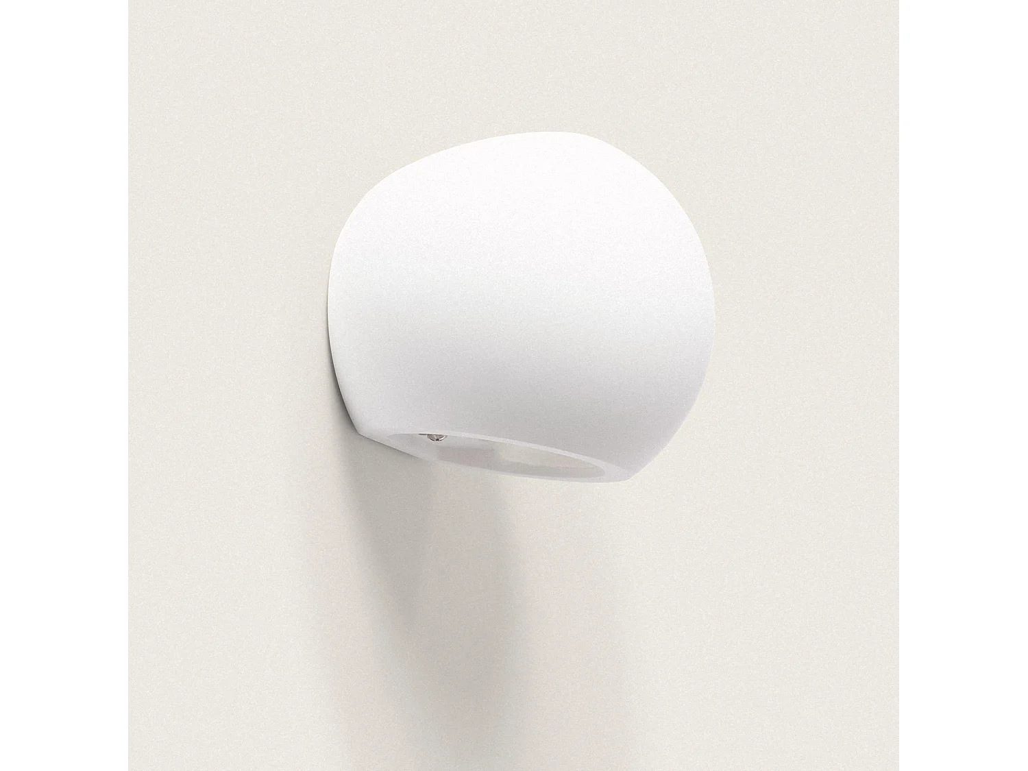 Applique da Parete Gesso Klay Bianco