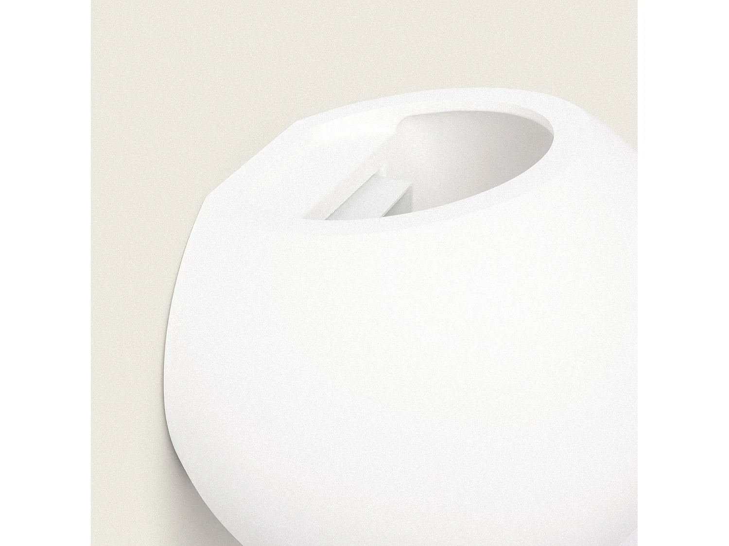 Applique da Parete Gesso Klay Bianco