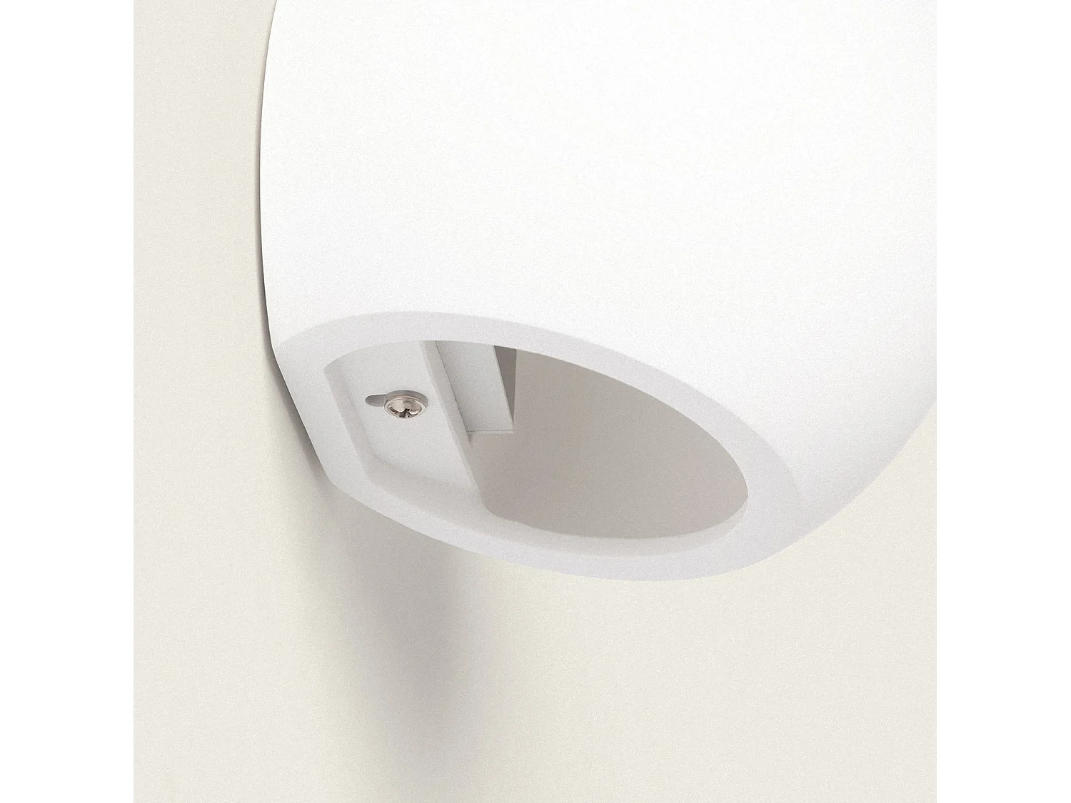 Applique da Parete Gesso Klay Bianco