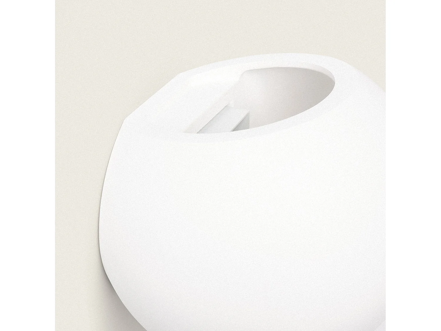 Applique da Parete Gesso Klay Bianco