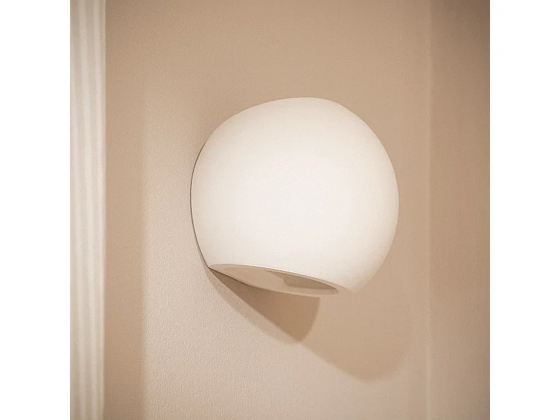 Applique Murale Plâtre Klay Blanc