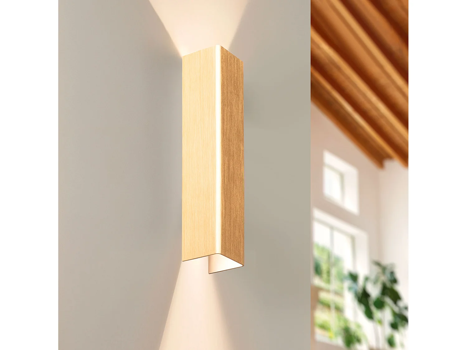 Aplique de Pared LED 12W Metal Columbus M Dorado