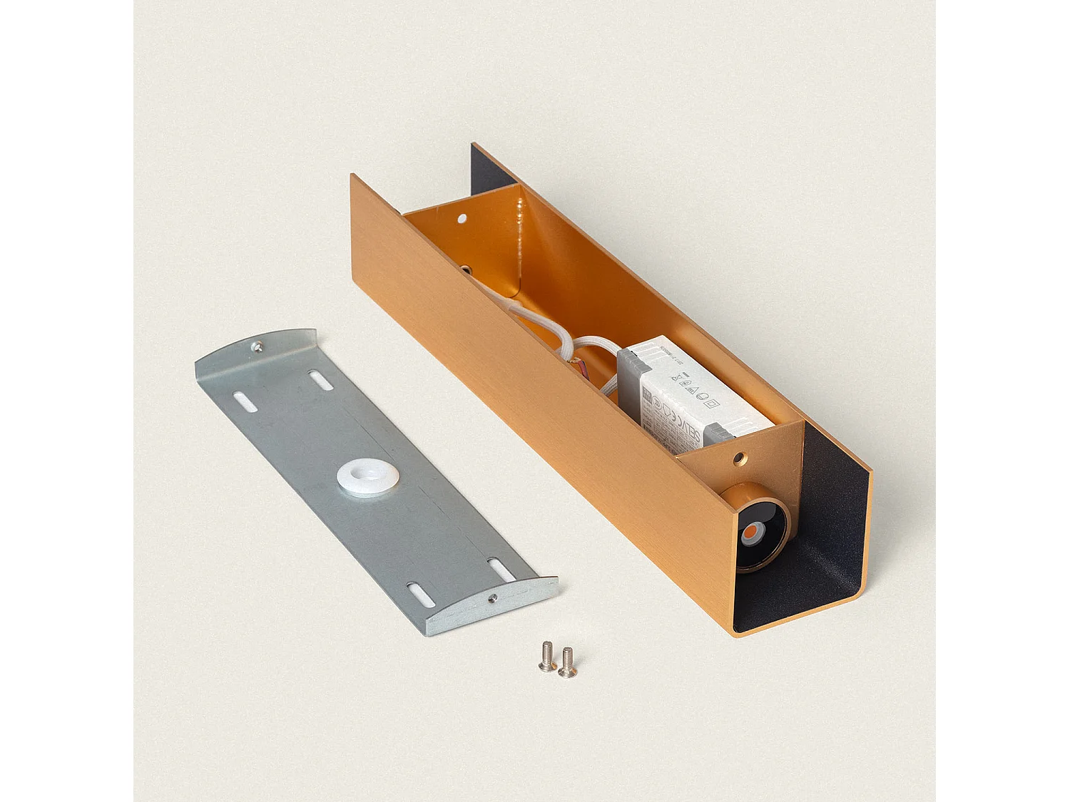 Aplique de Pared LED 12W Metal Columbus M Dorado