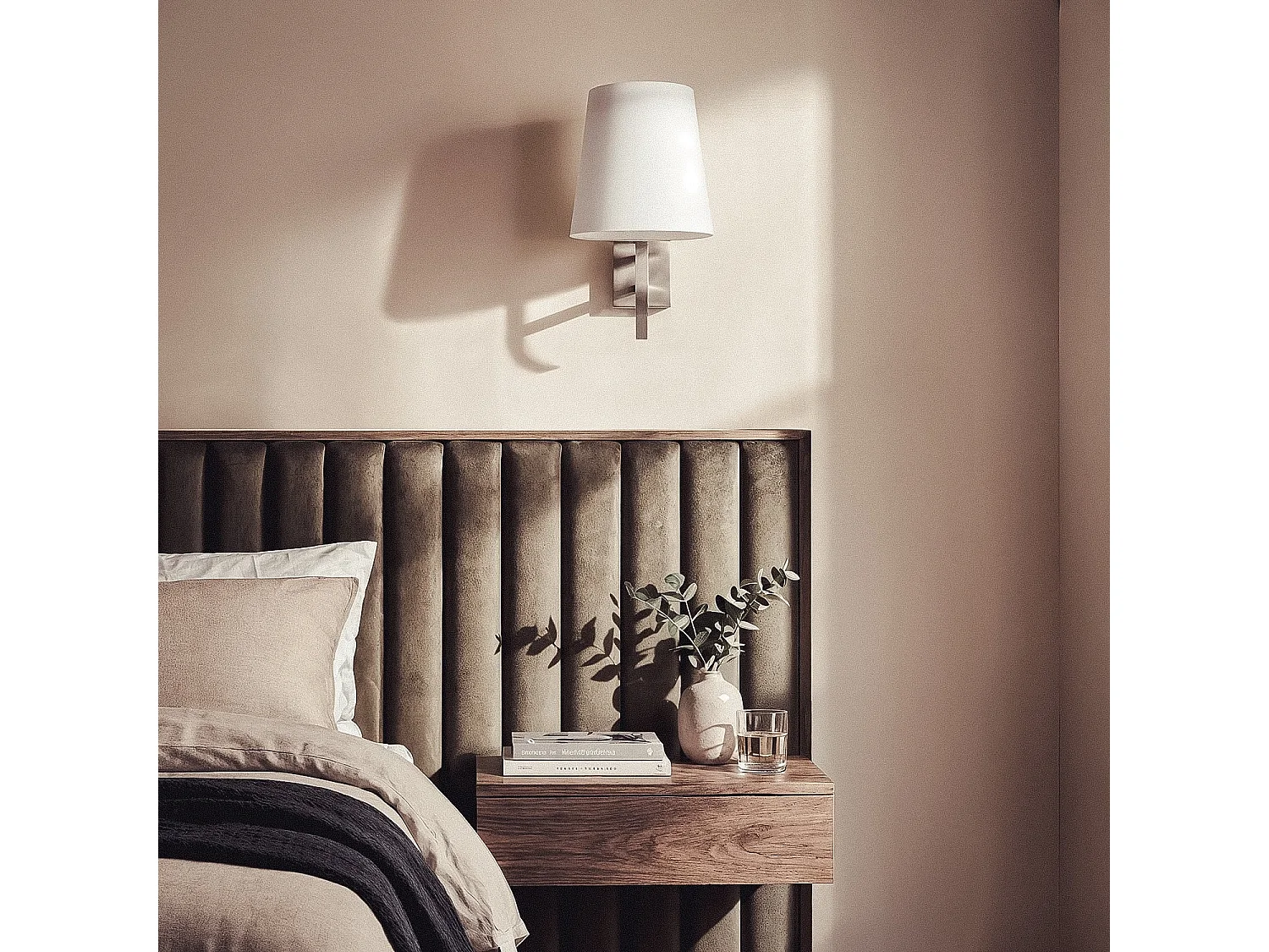 Lámpara de Pared Metal Eikho Blanco