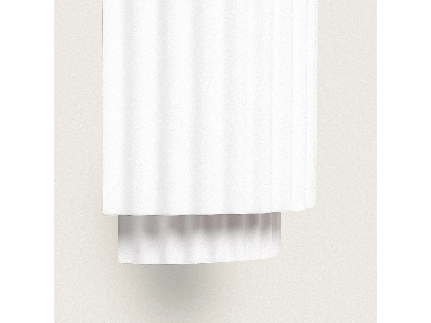 Applique Murale Plâtre Double Colum Blanc