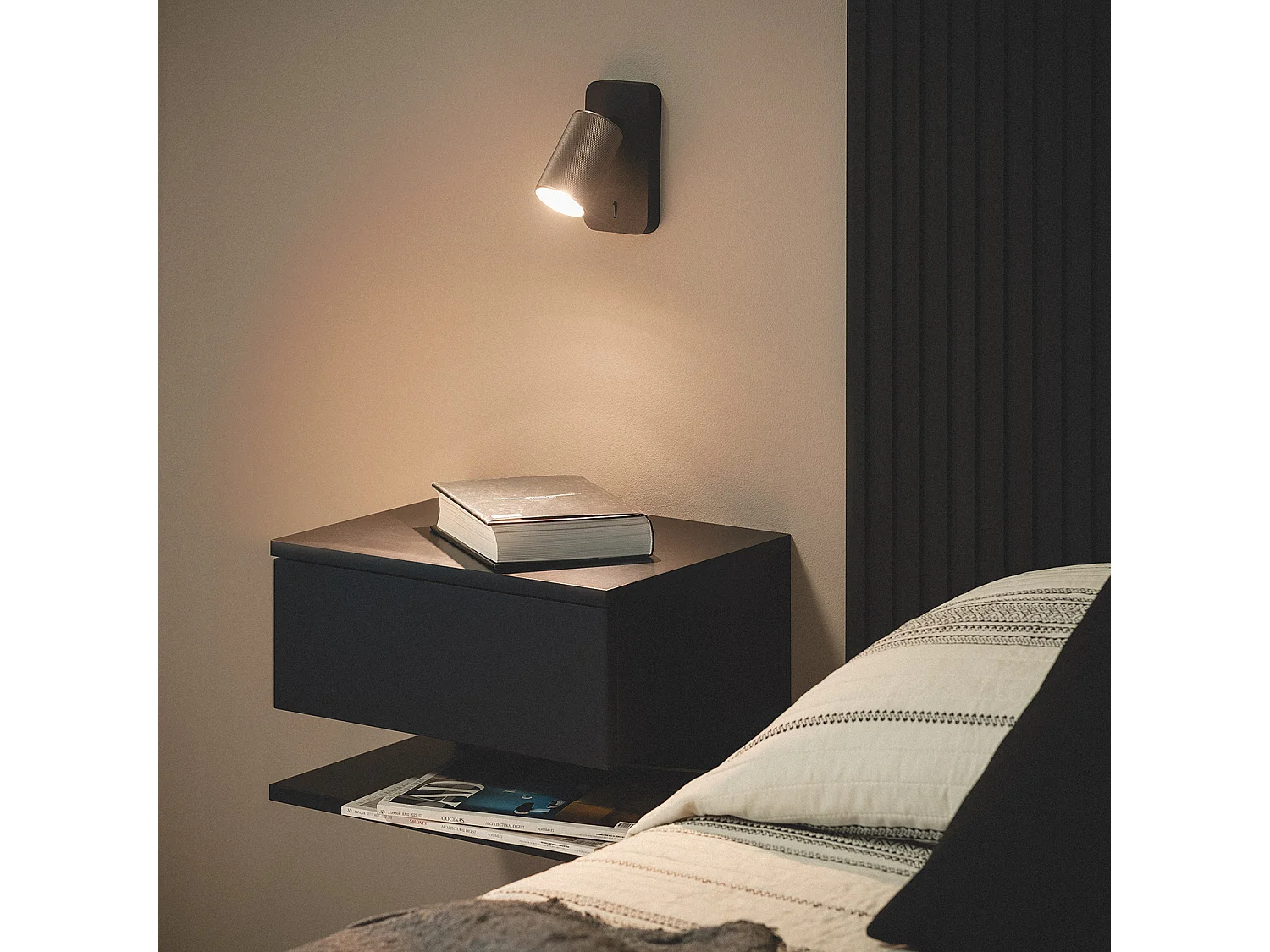 Applique Murale Aluminium Breixo Noir