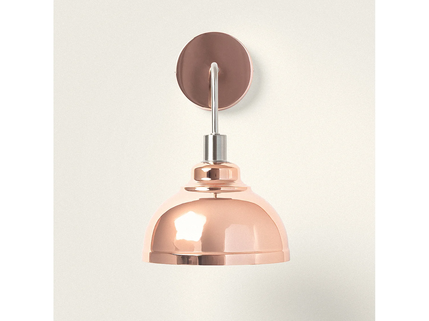 Aplique de Pared Metal 1 Foco Saloon para bombilla E14 Latón