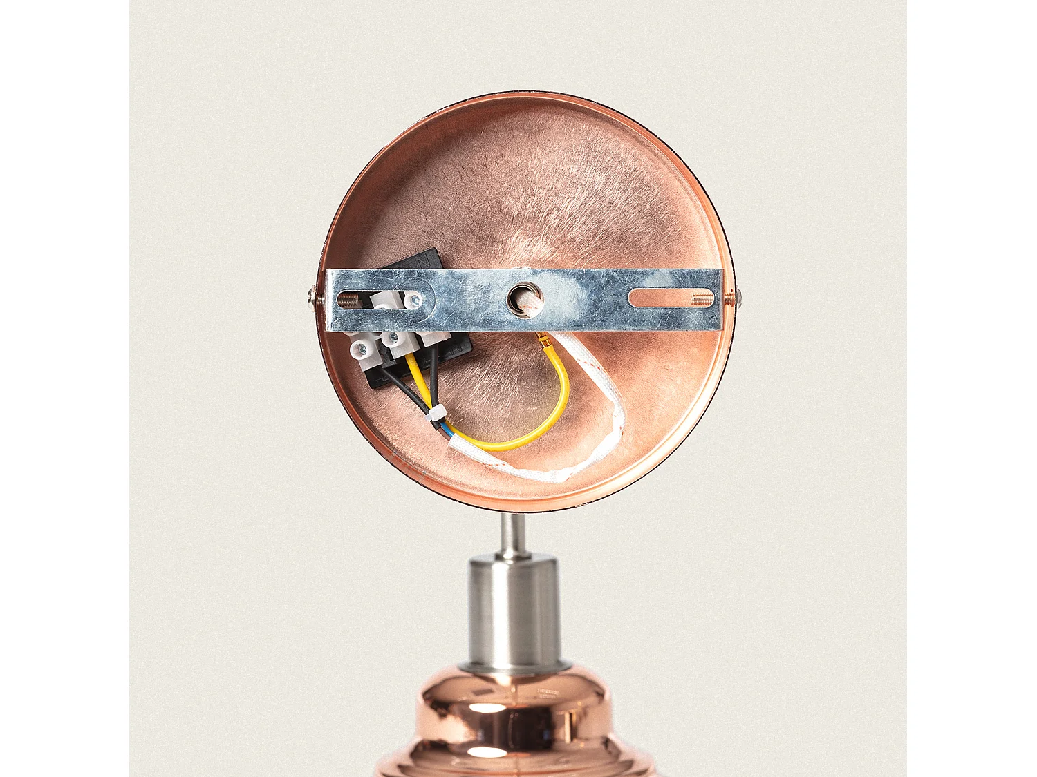 Aplique de Pared Metal 1 Foco Saloon para bombilla E14 Latón