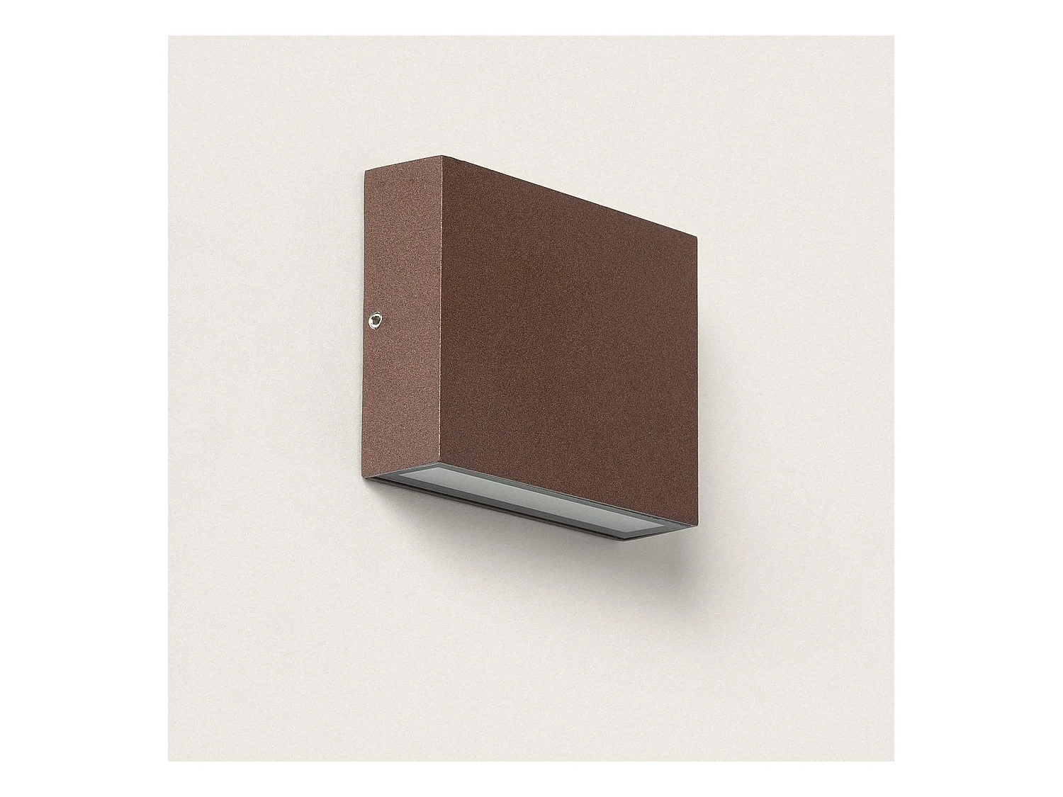 Applique Murale LED Extérieure 7 W Aluminium Éclairage Double Face CCT Sélectionnable Brooky S Rouille