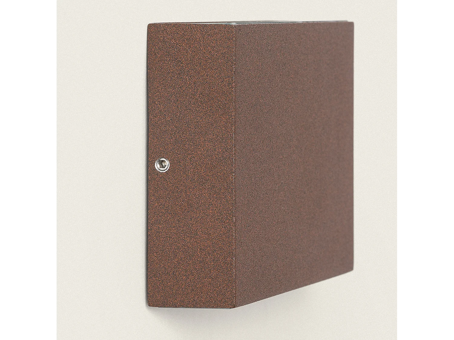 Aplique de Pared Exterior LED 7W Aluminio Iluminación Doble Cara CCT Seleccionable Brooky S Óxido