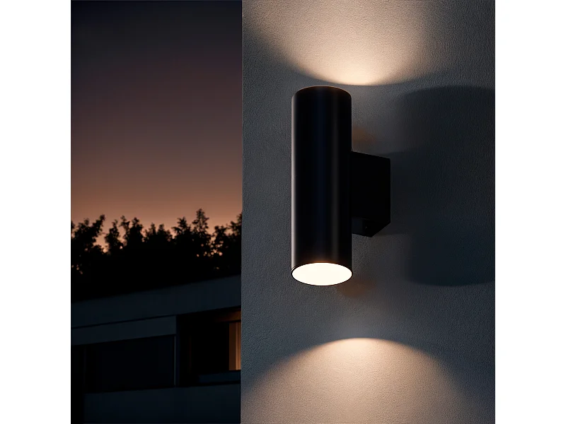 Aplique de Pared Exterior Doble Cara Pimlico Antracita Antracita