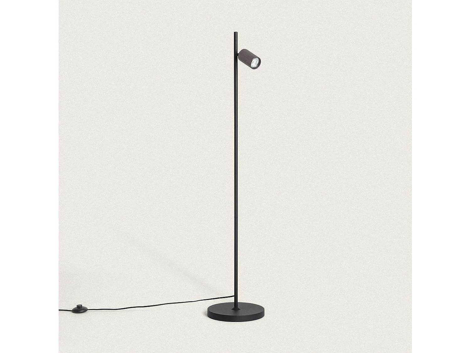 Lampada da Terra Alluminio Breixo Nero