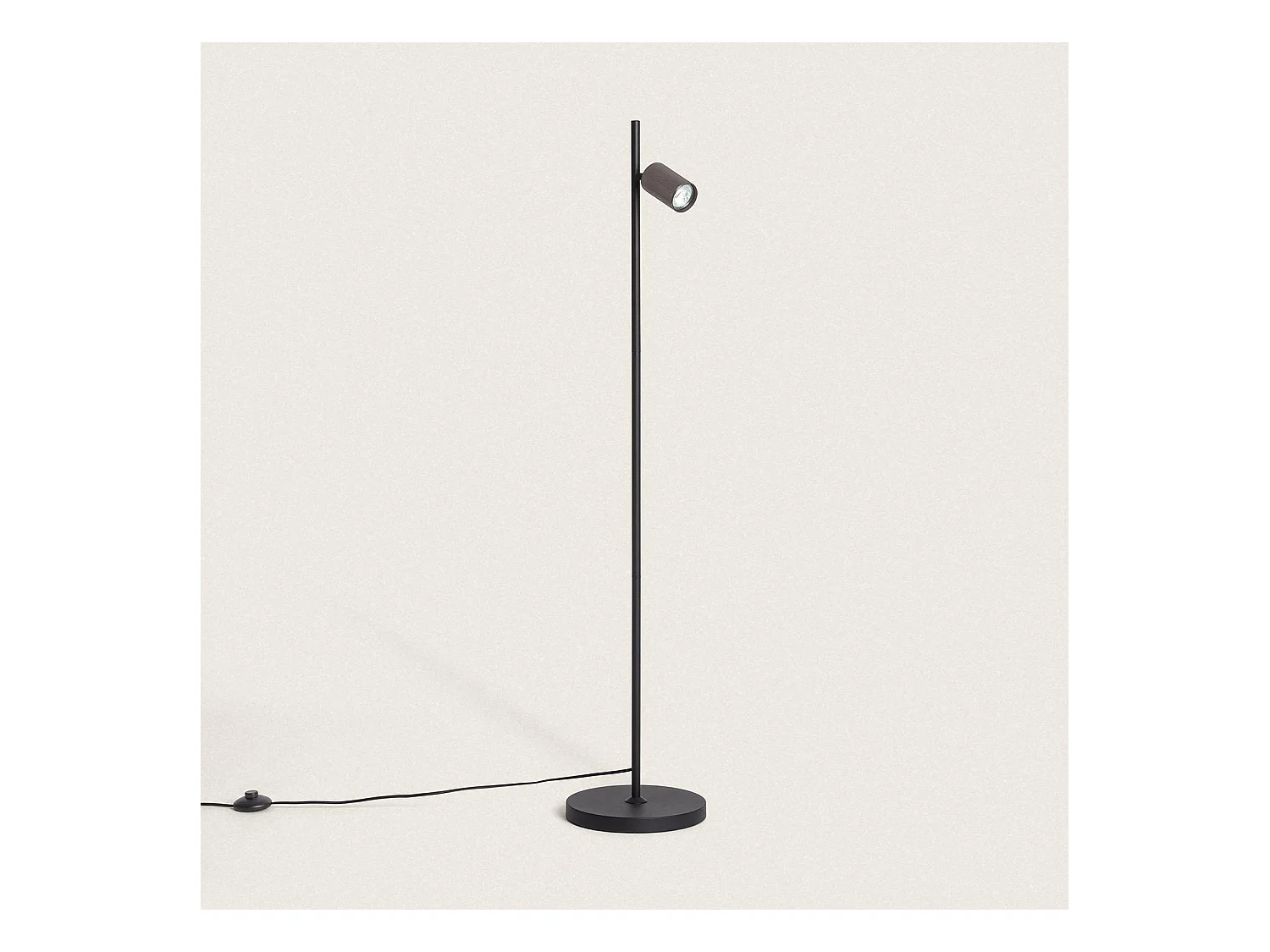 Lampadaire Aluminium Breixo Noir