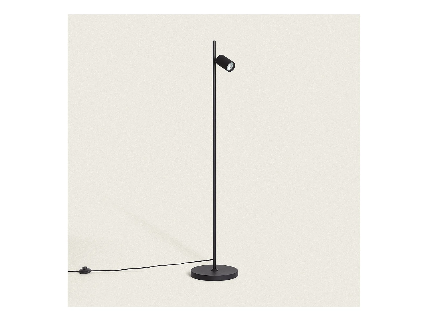 Lampadaire Aluminium Breixo Noir