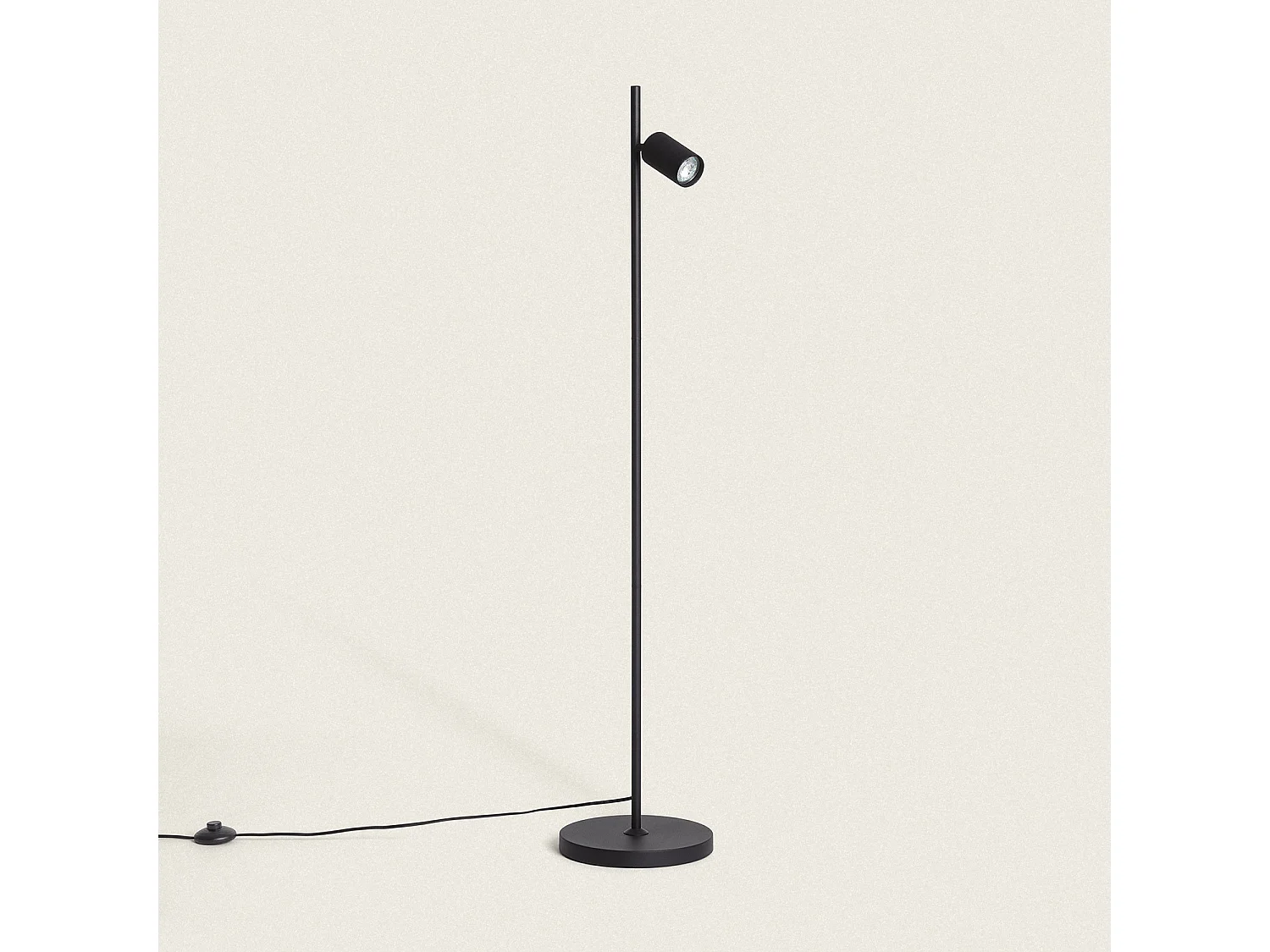 Lampadaire Aluminium Breixo Noir