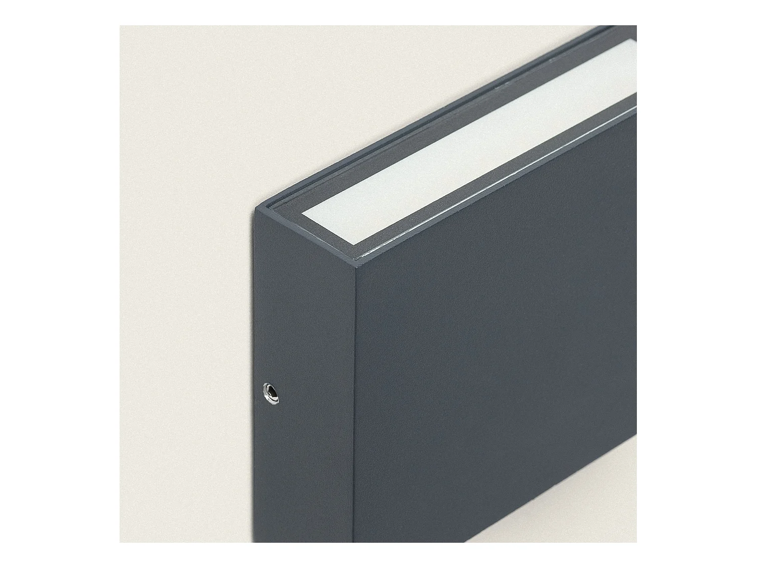 Applique da Parete per Esterno LED 7W Alluminio Illuminazione Doppia Luce CCT Selezionabile Brooky S Antracite