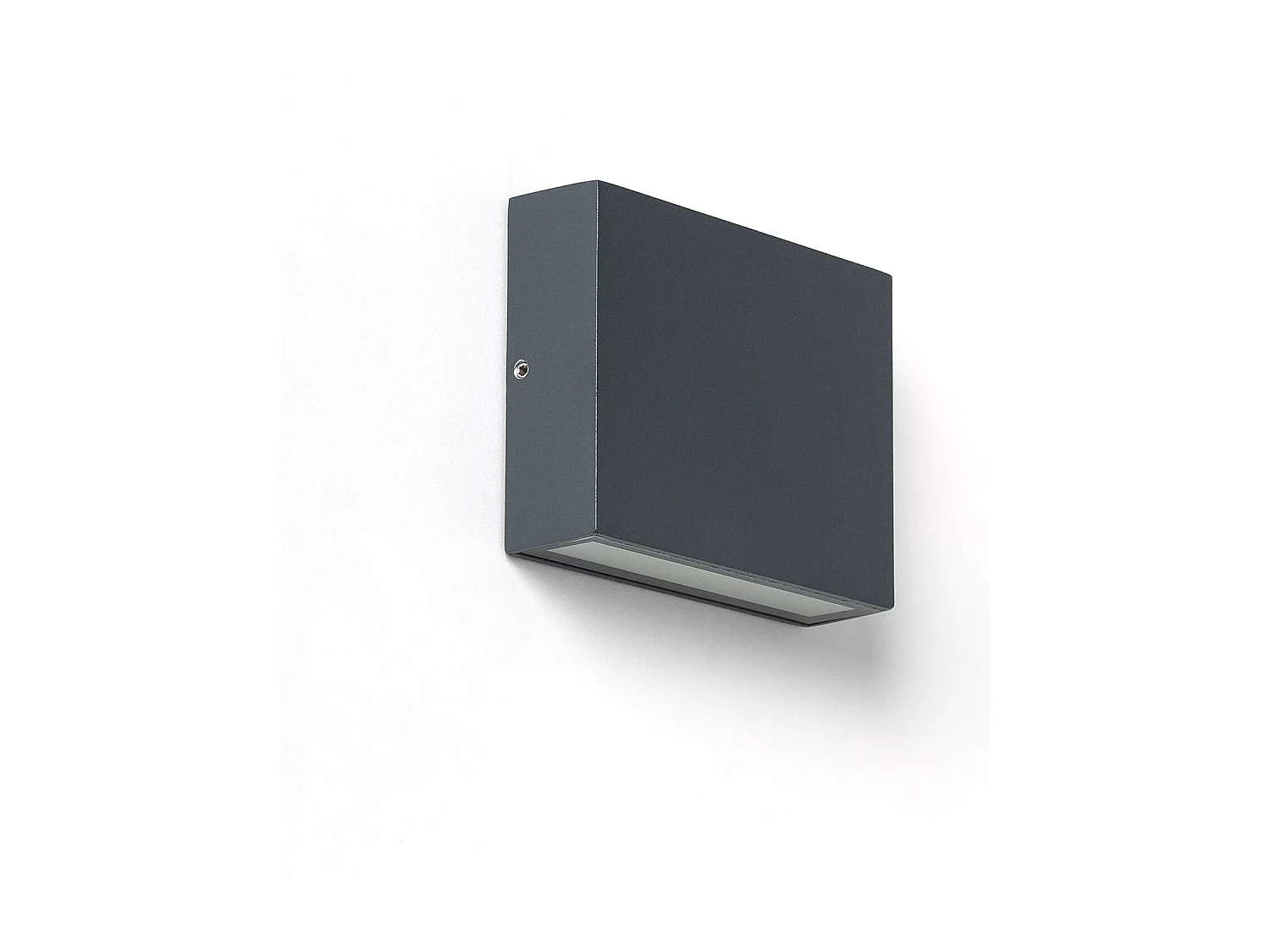 Applique da Parete per Esterno LED 7W Alluminio Illuminazione Doppia Luce CCT Selezionabile Brooky S Antracite