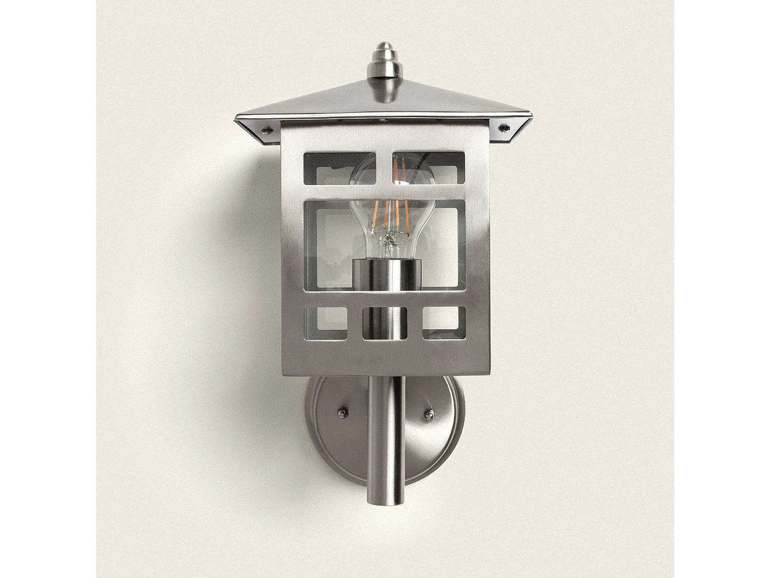 Applique Murale en Acier Inoxydable Idun Argent