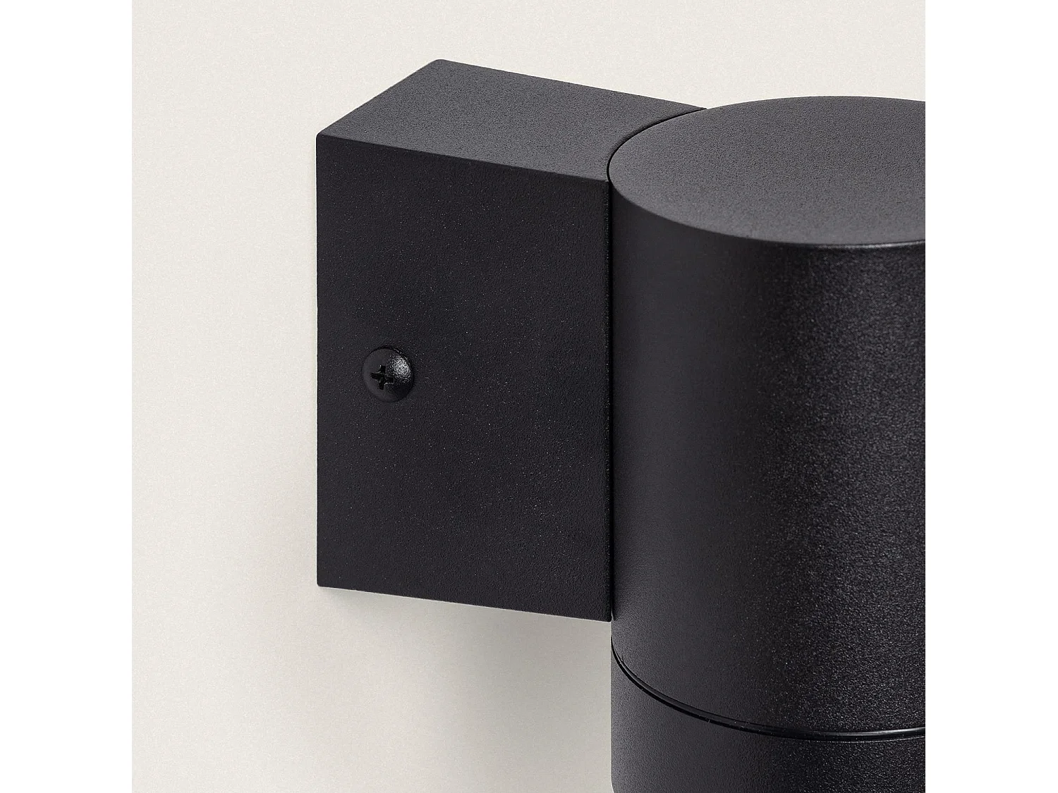 Aplique de Pared Exterior Aluminio Negro Oakham Negro