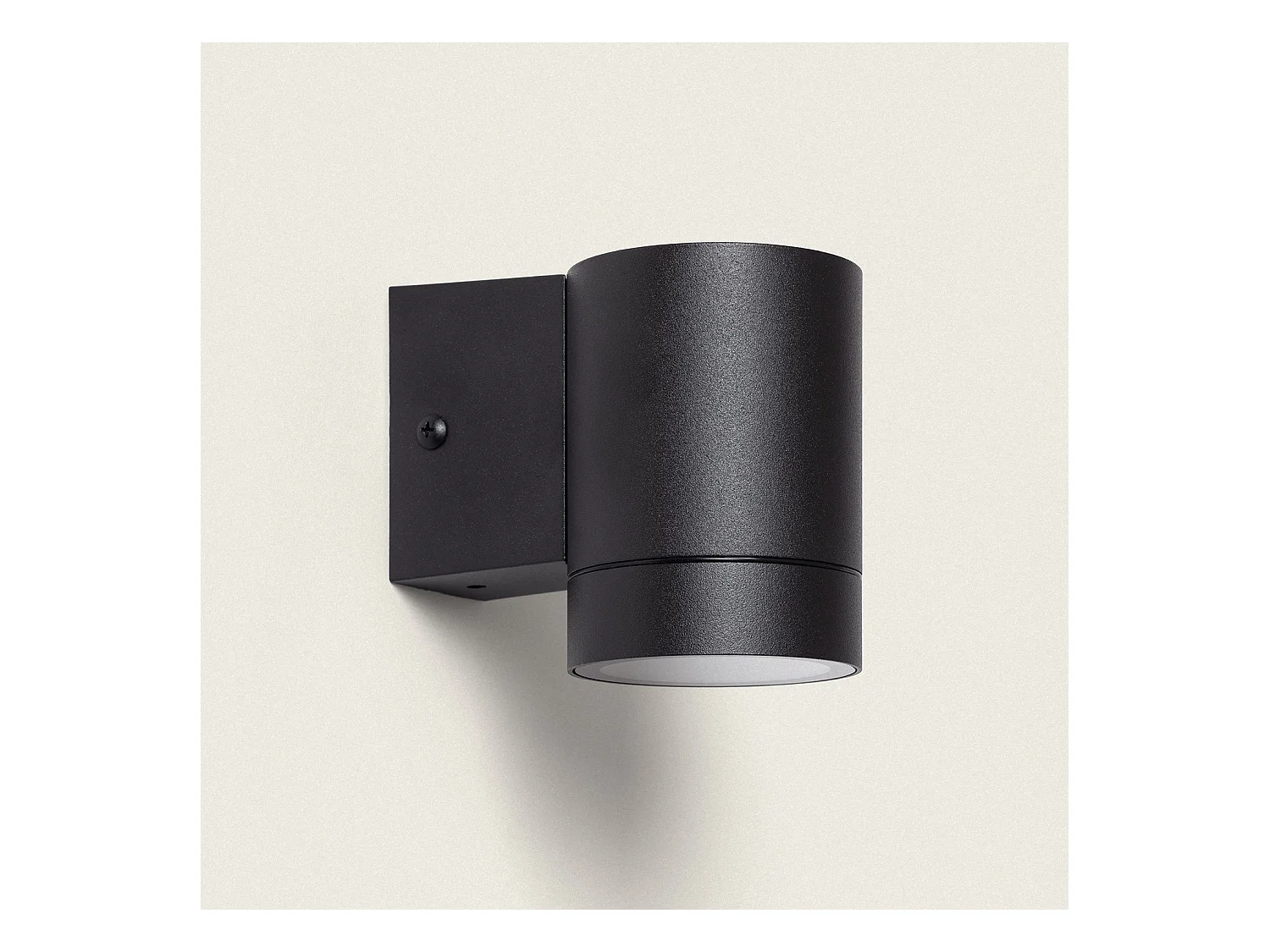 Applique da Parete per Esterni Alluminio Oakham Nero Nero