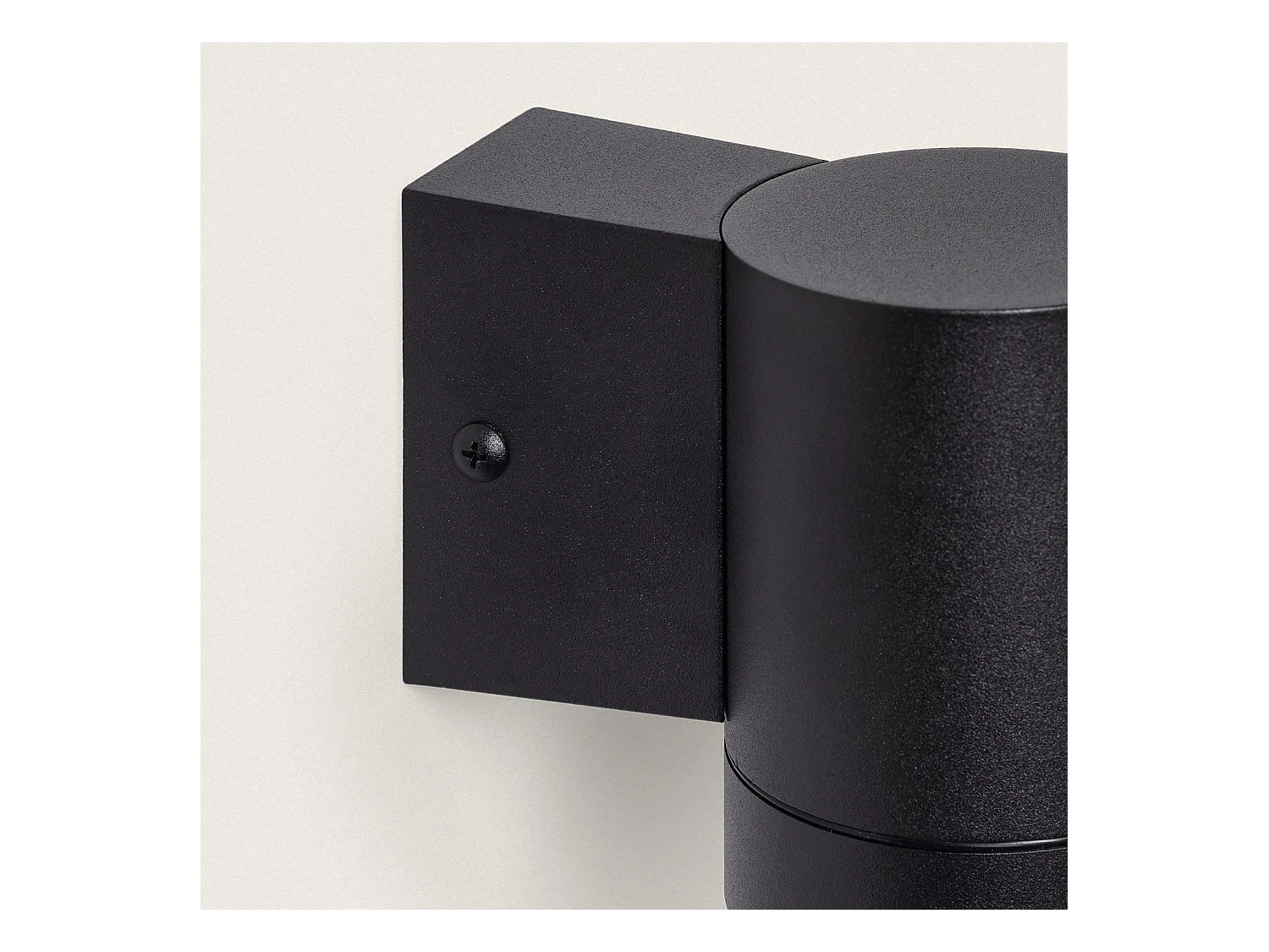 Applique da Parete per Esterni Alluminio Oakham Nero Nero